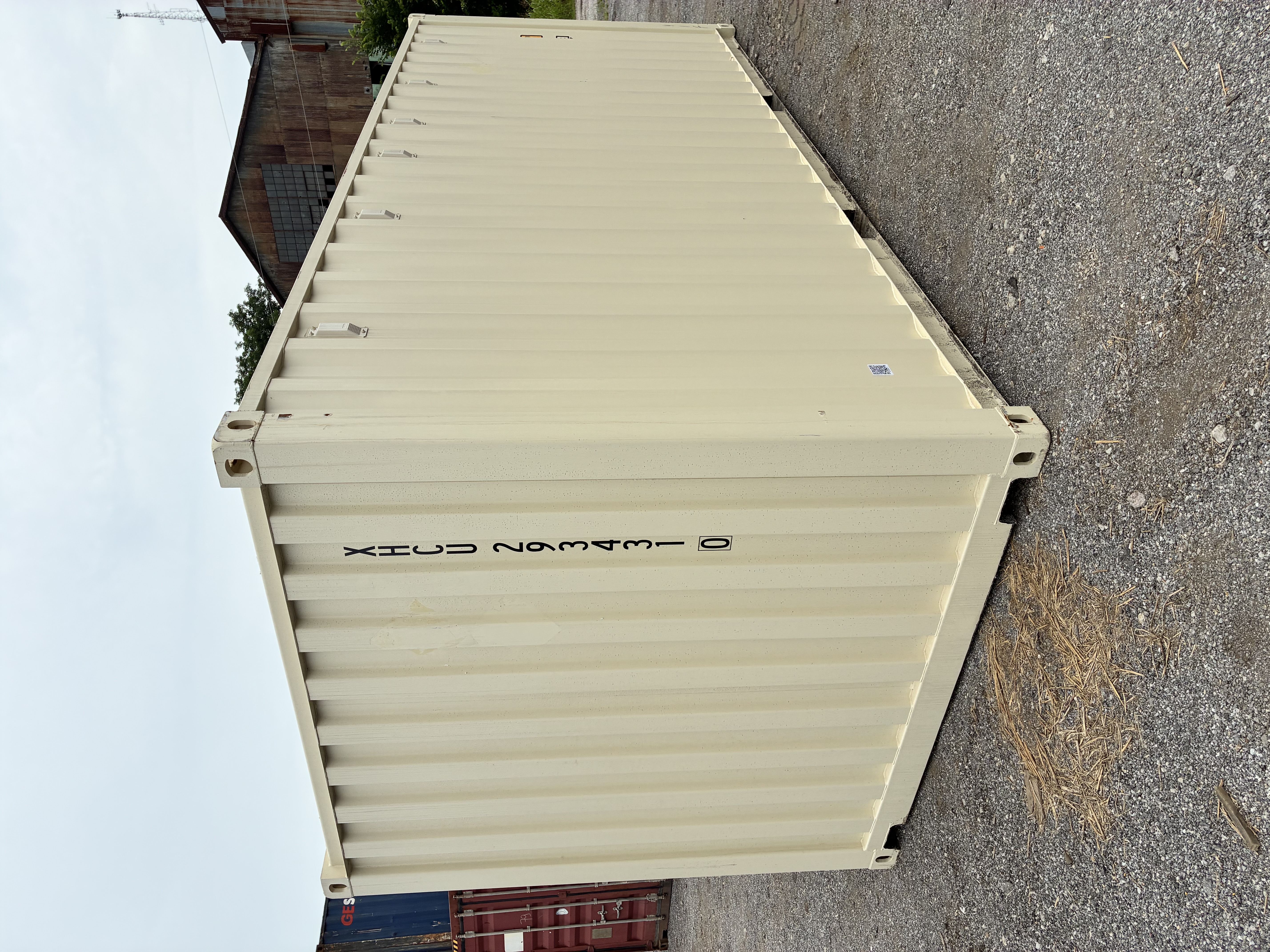 Rear corner view of the product