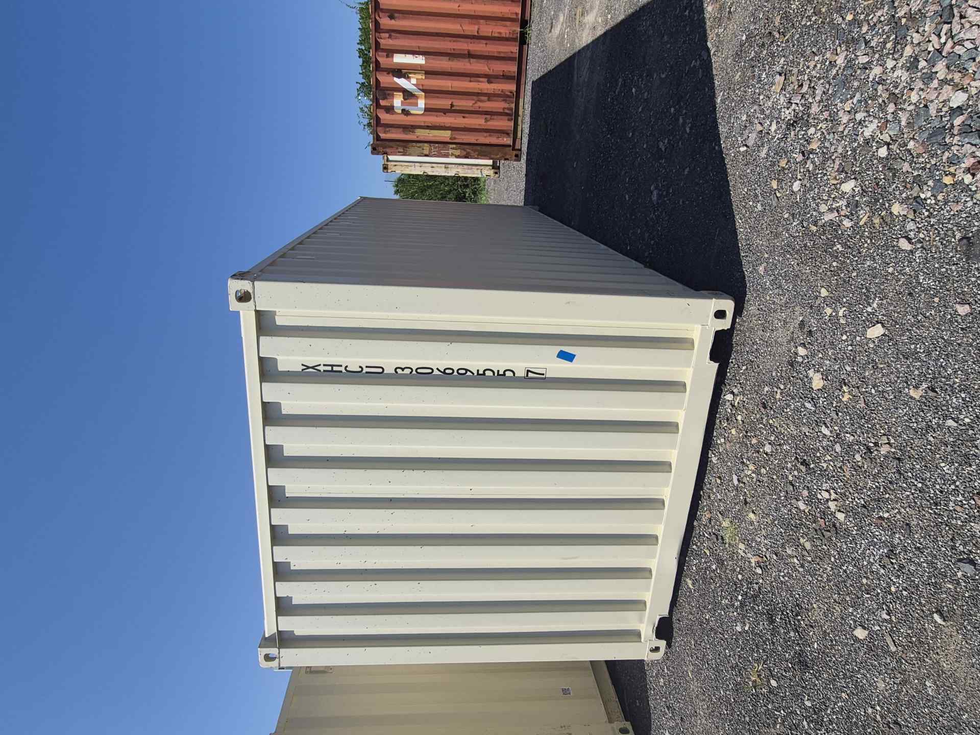 Rear corner view of the product