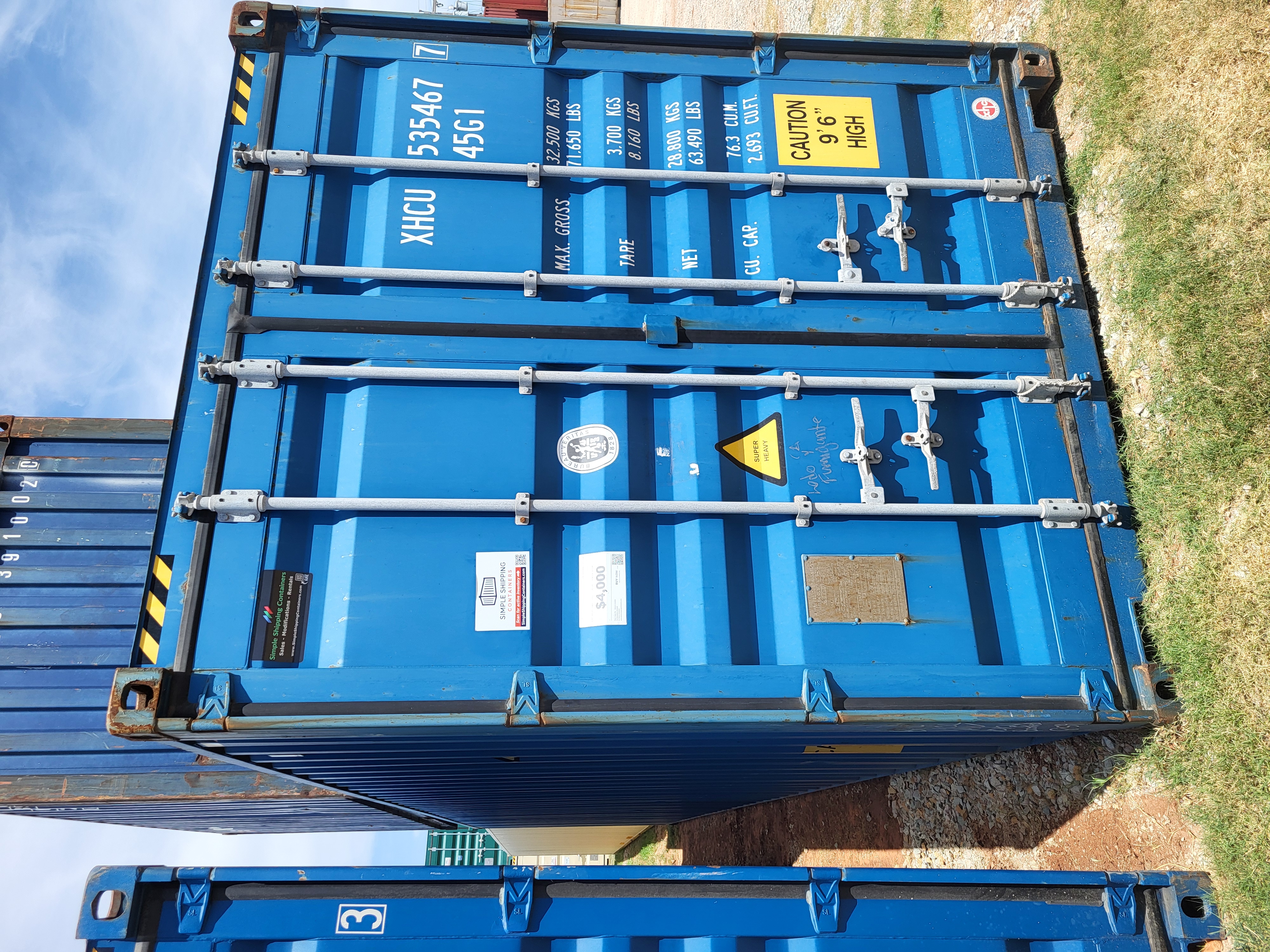 Front corner view of the product