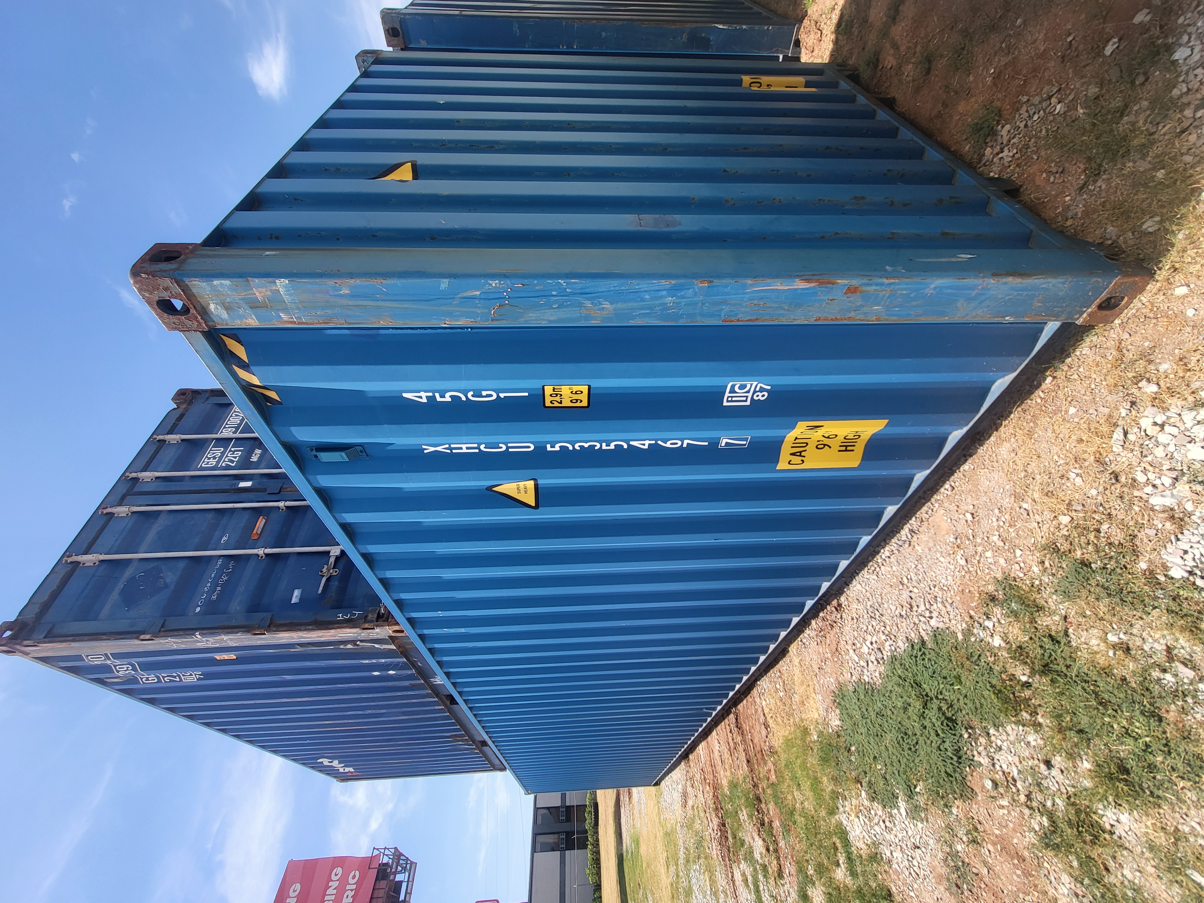 Rear corner view of the product