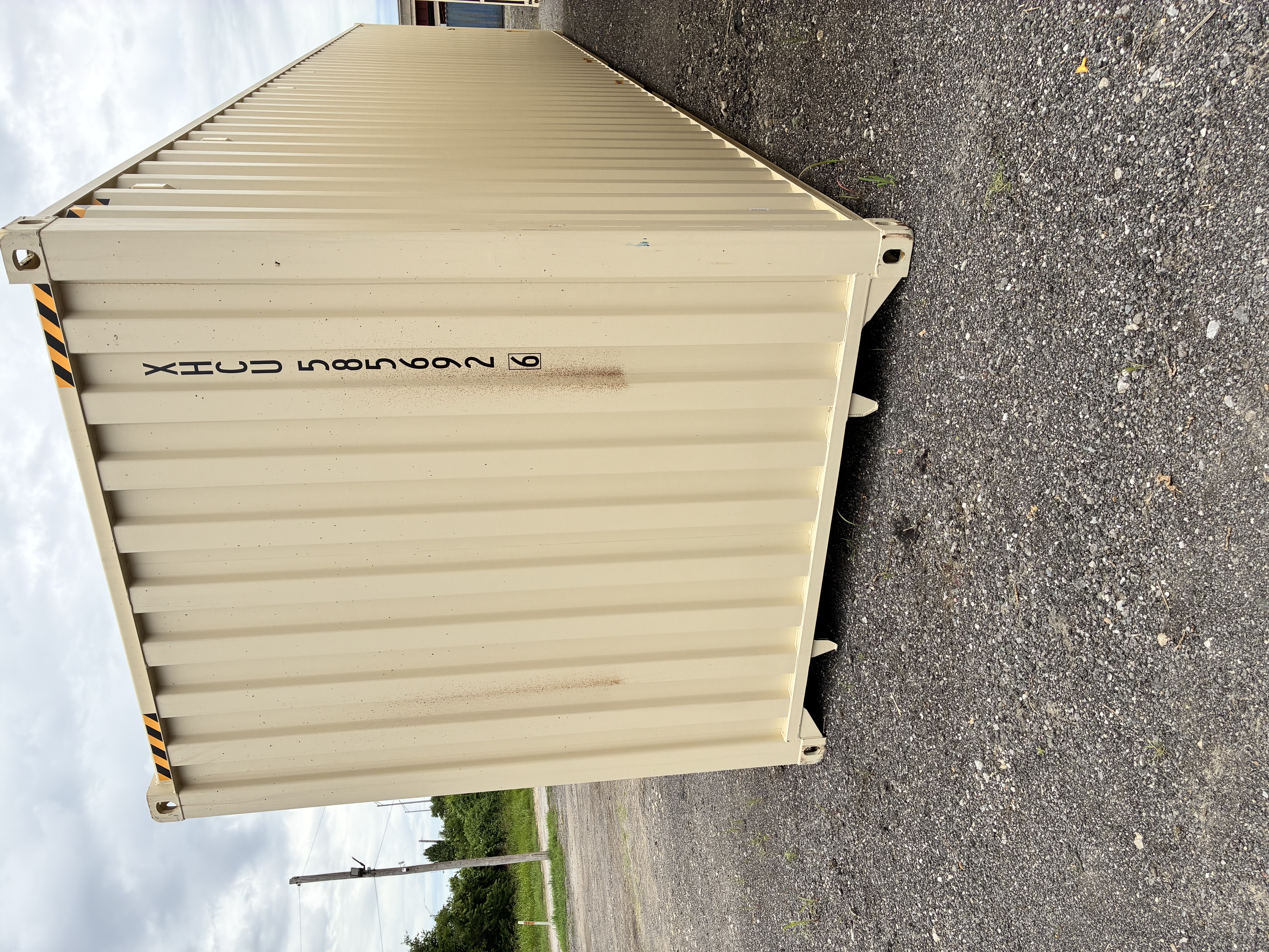 Rear corner view of the product