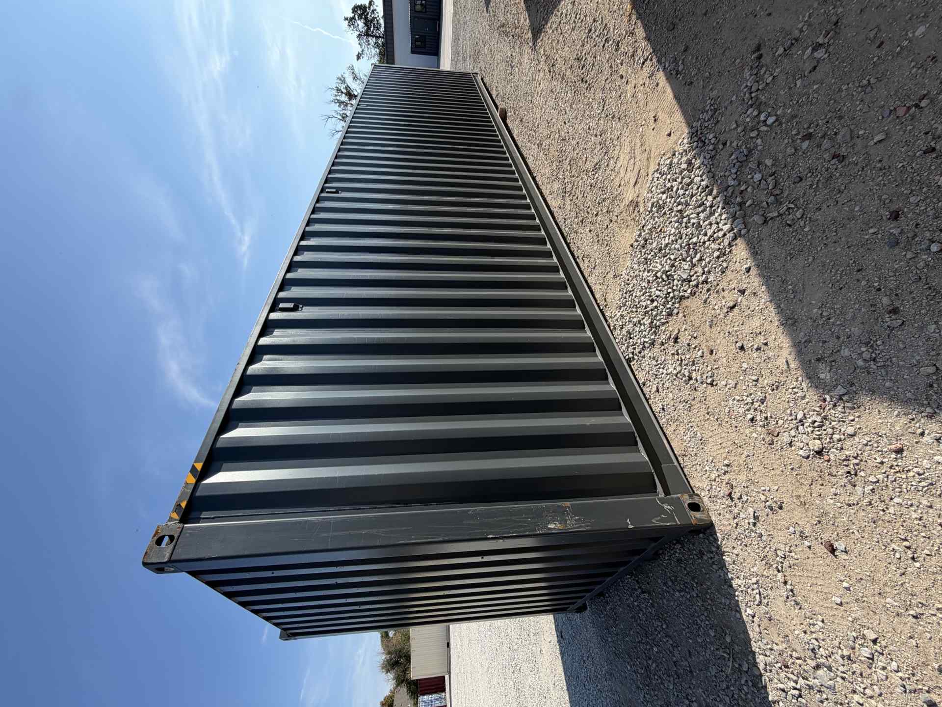 Front corner view of the product