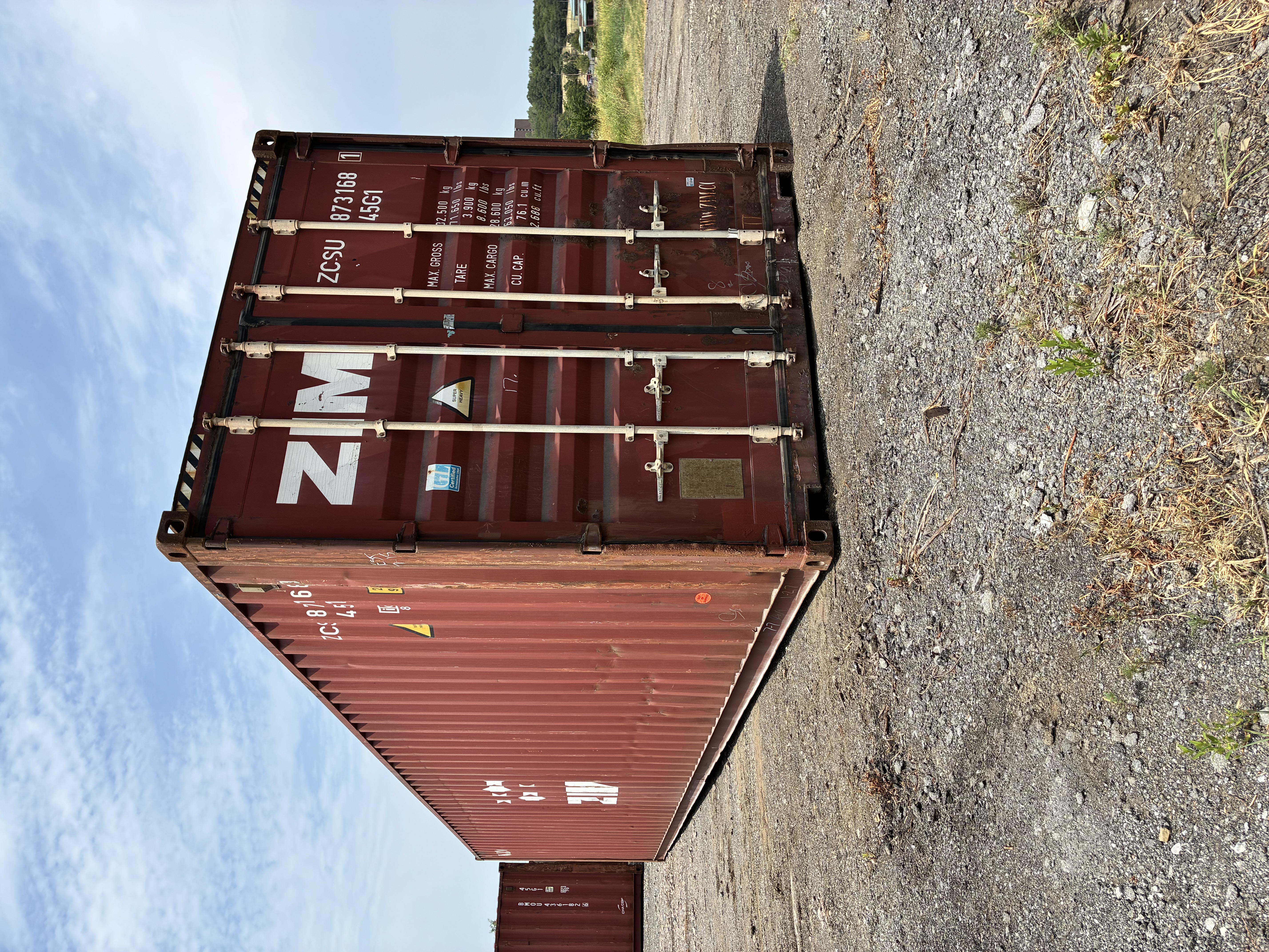 Front corner view of the product