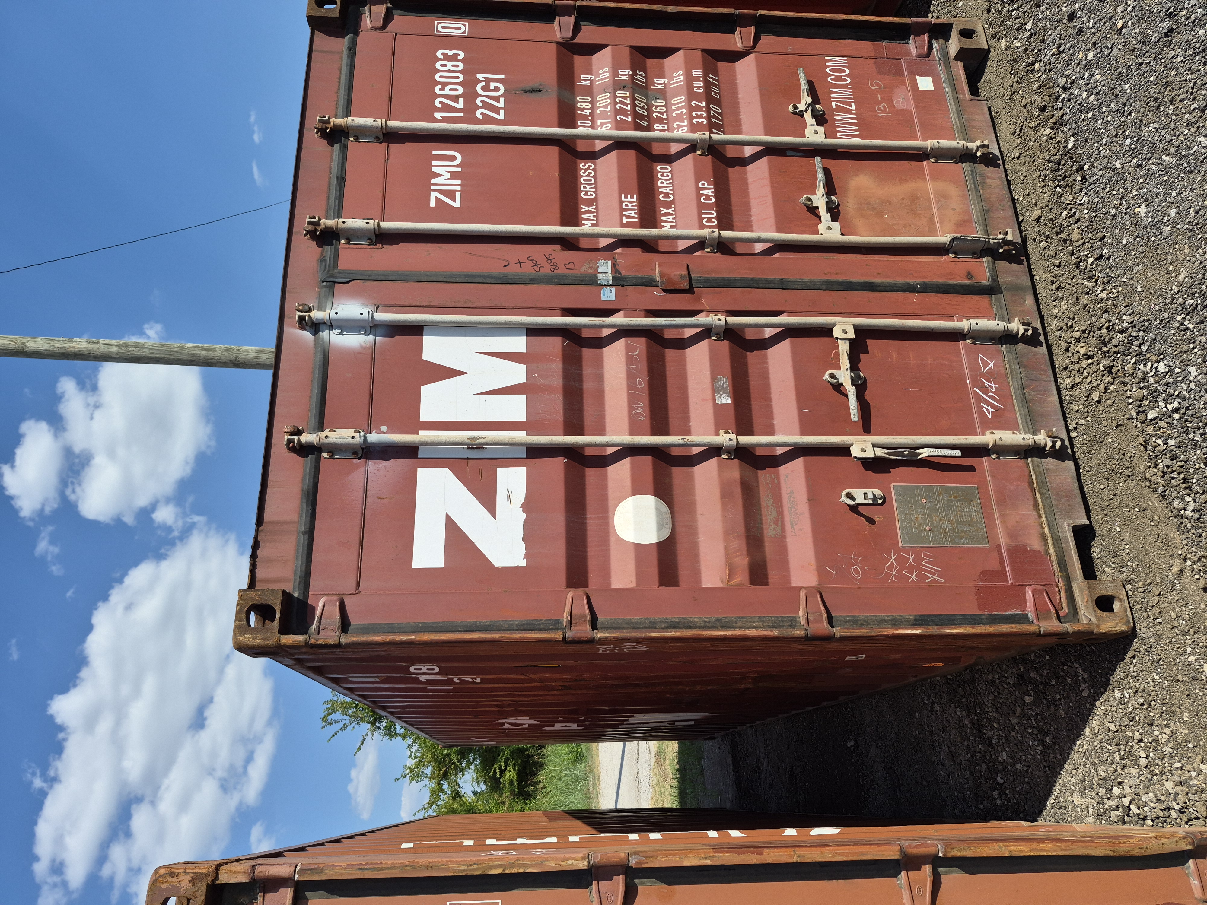 Front corner view of the product