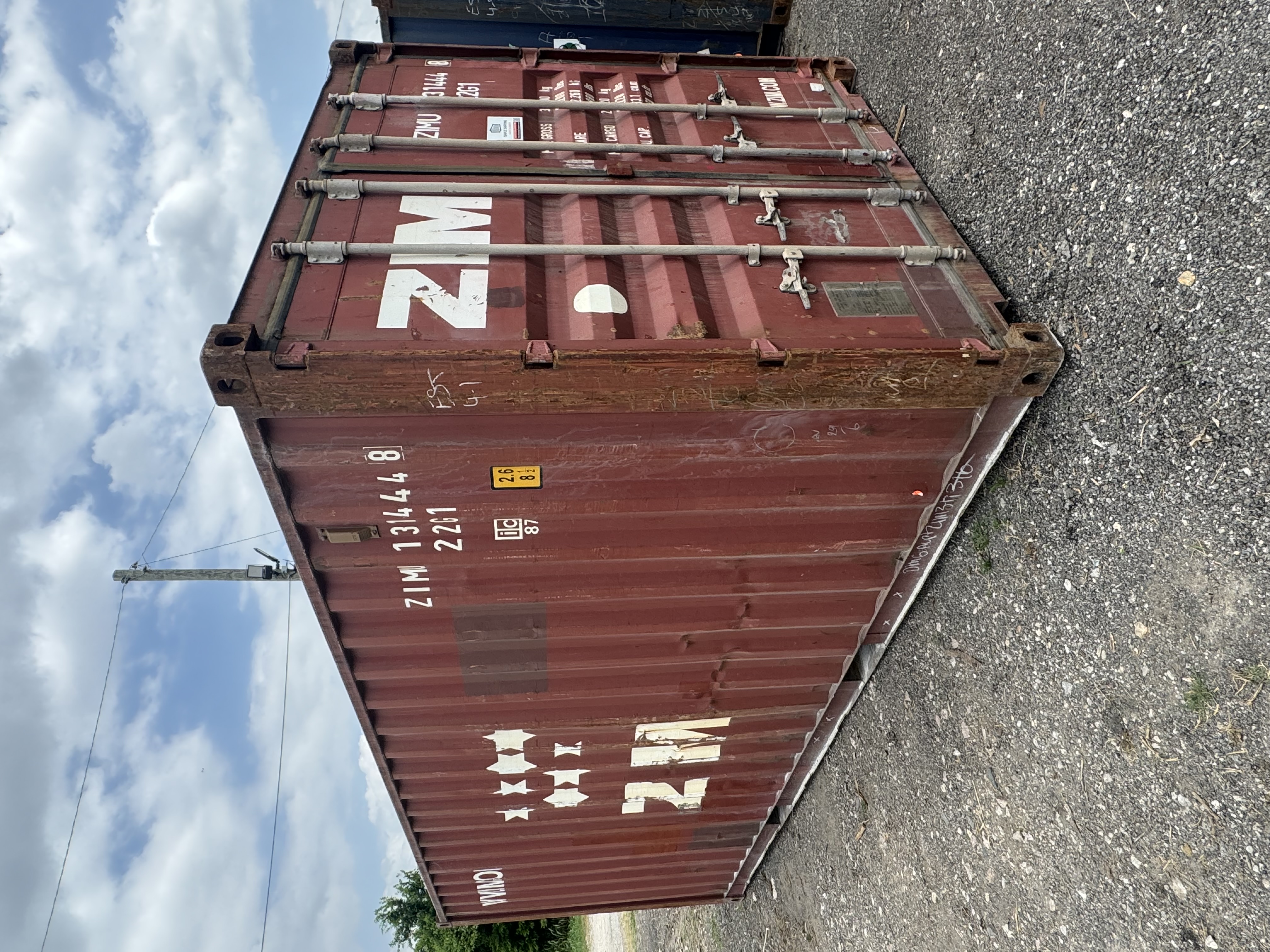 Front corner view of the product