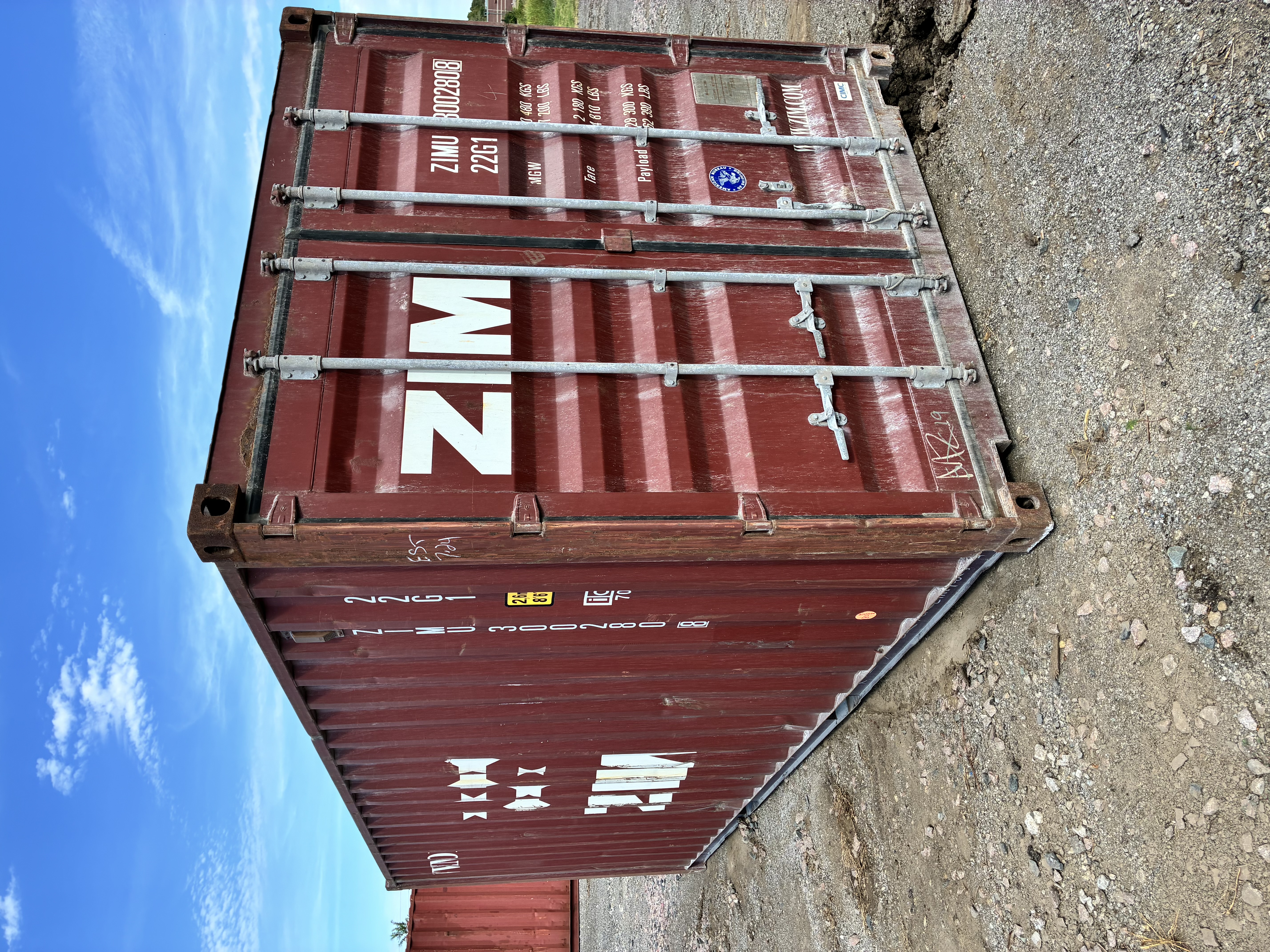 Front corner view of the product