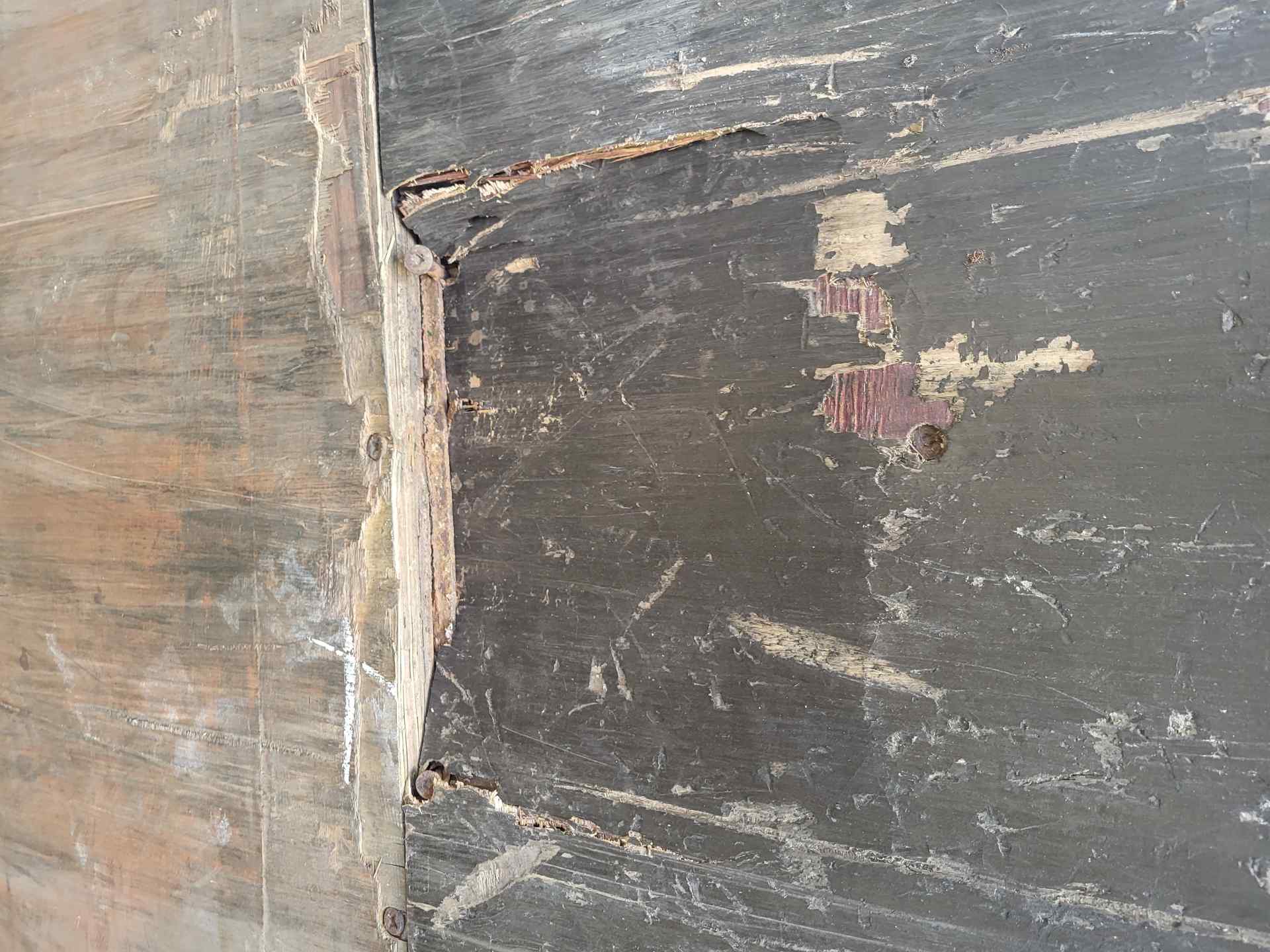 Rear corner view of the product