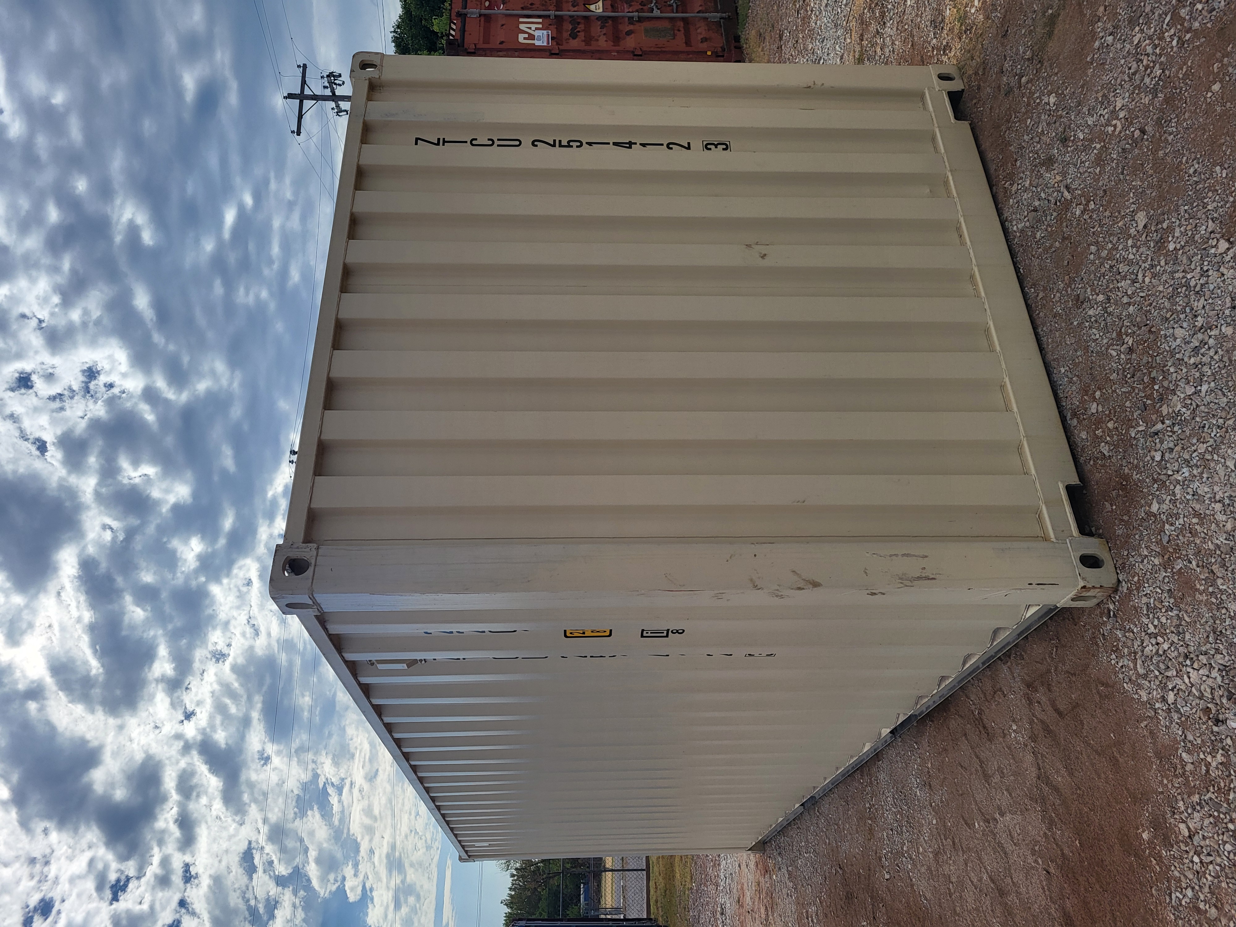 Rear corner view of the product