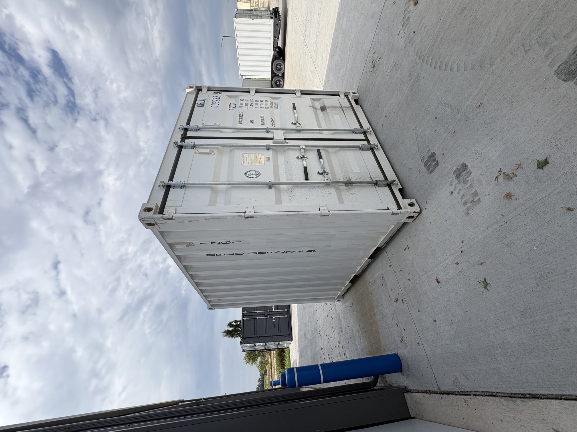 Front corner view of the product