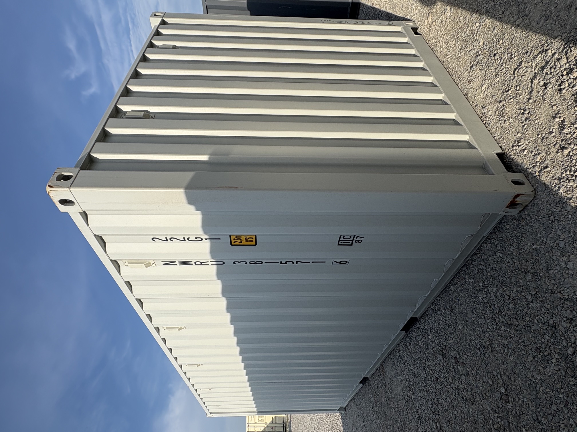 Rear corner view of the product