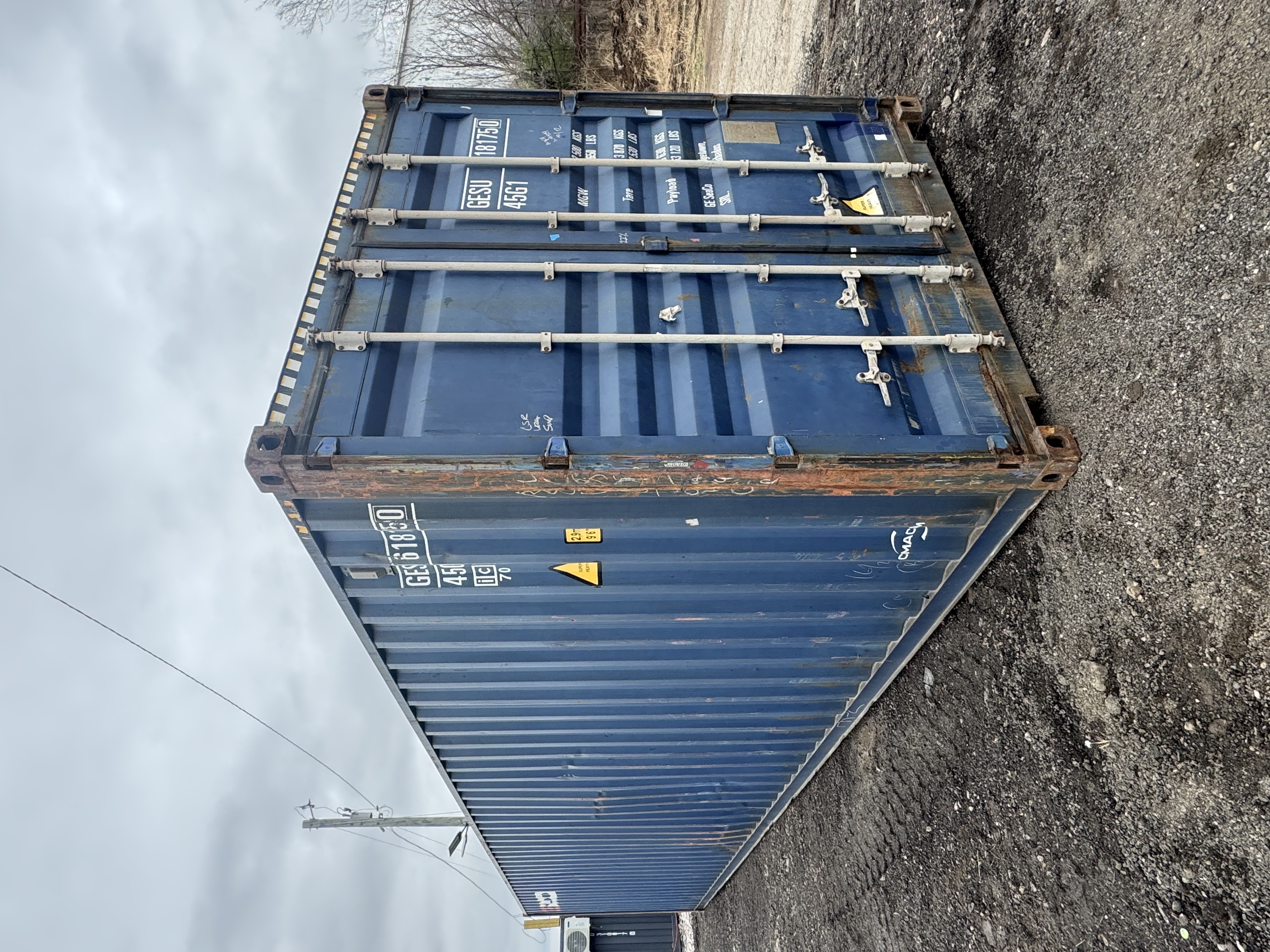 Front corner view of the product