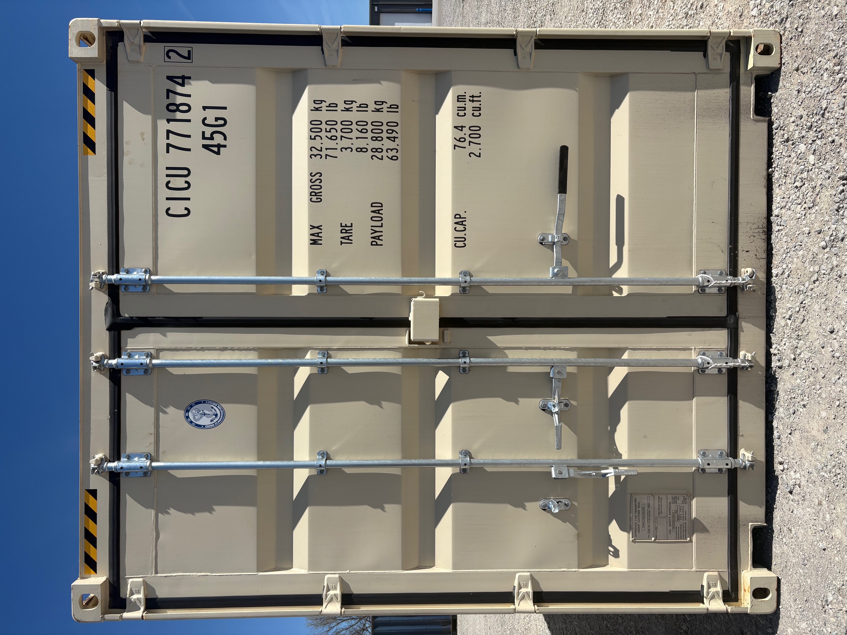 Front view of the product