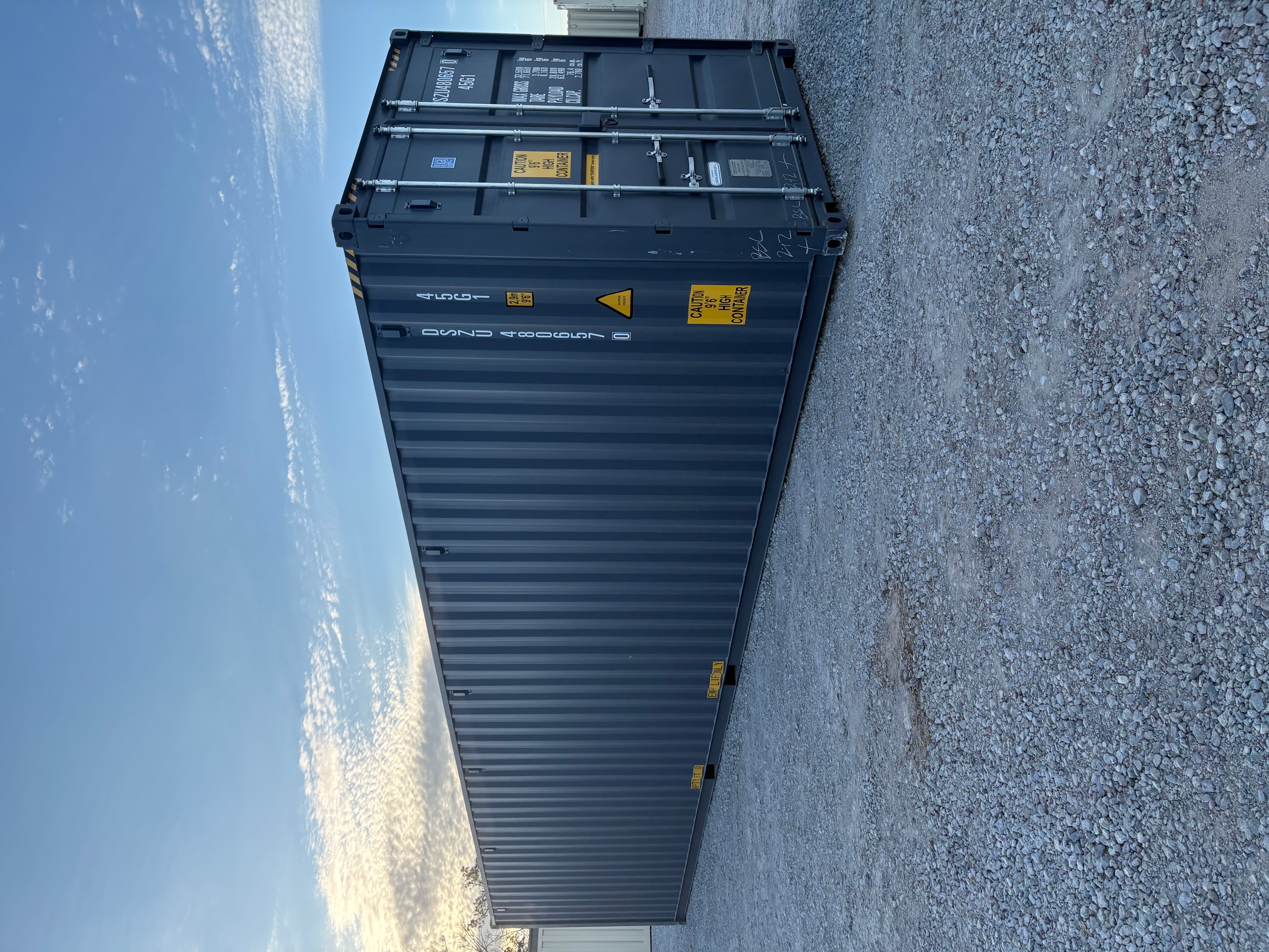 Front corner view of the product