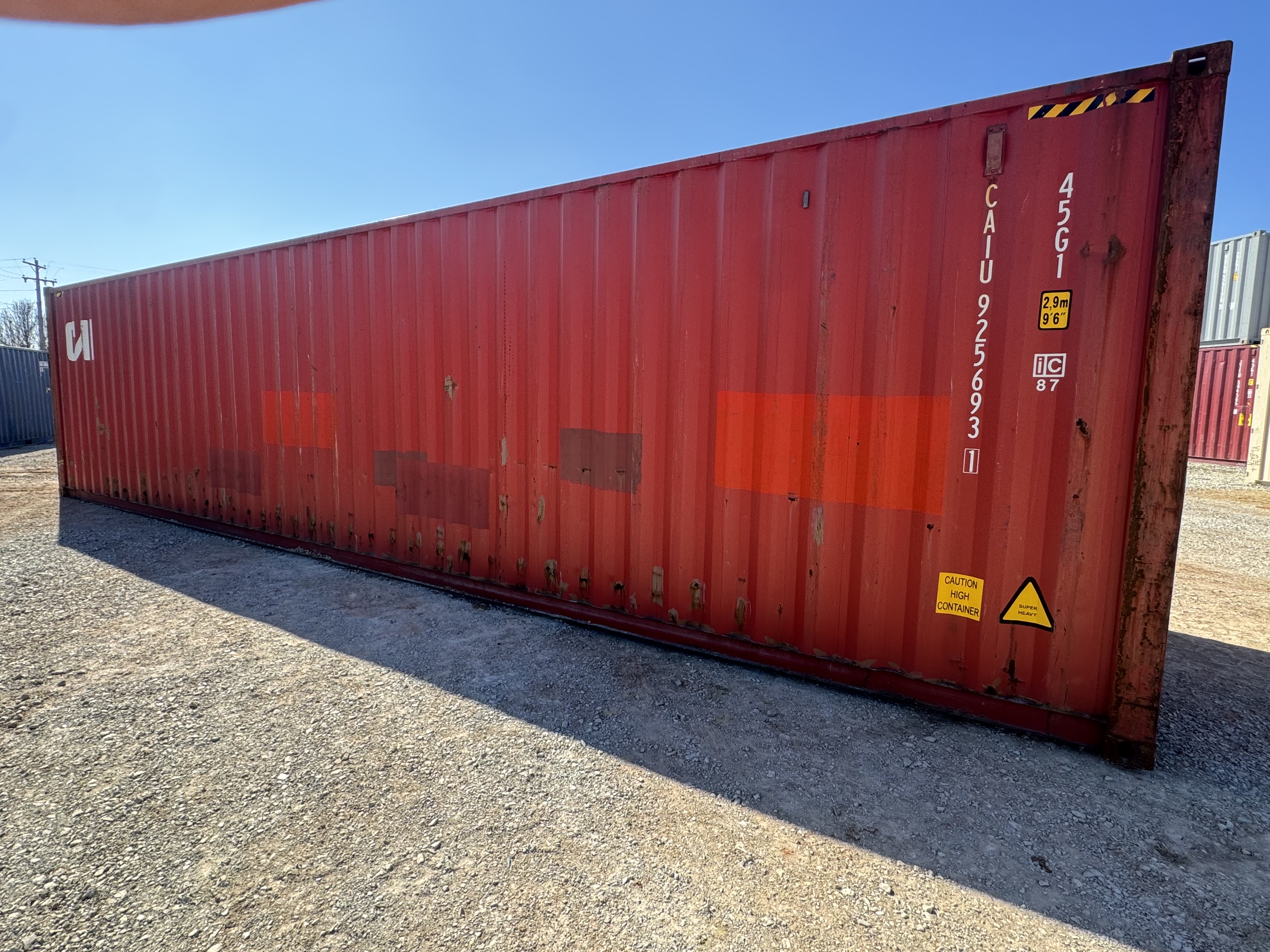 Rear corner view of the product