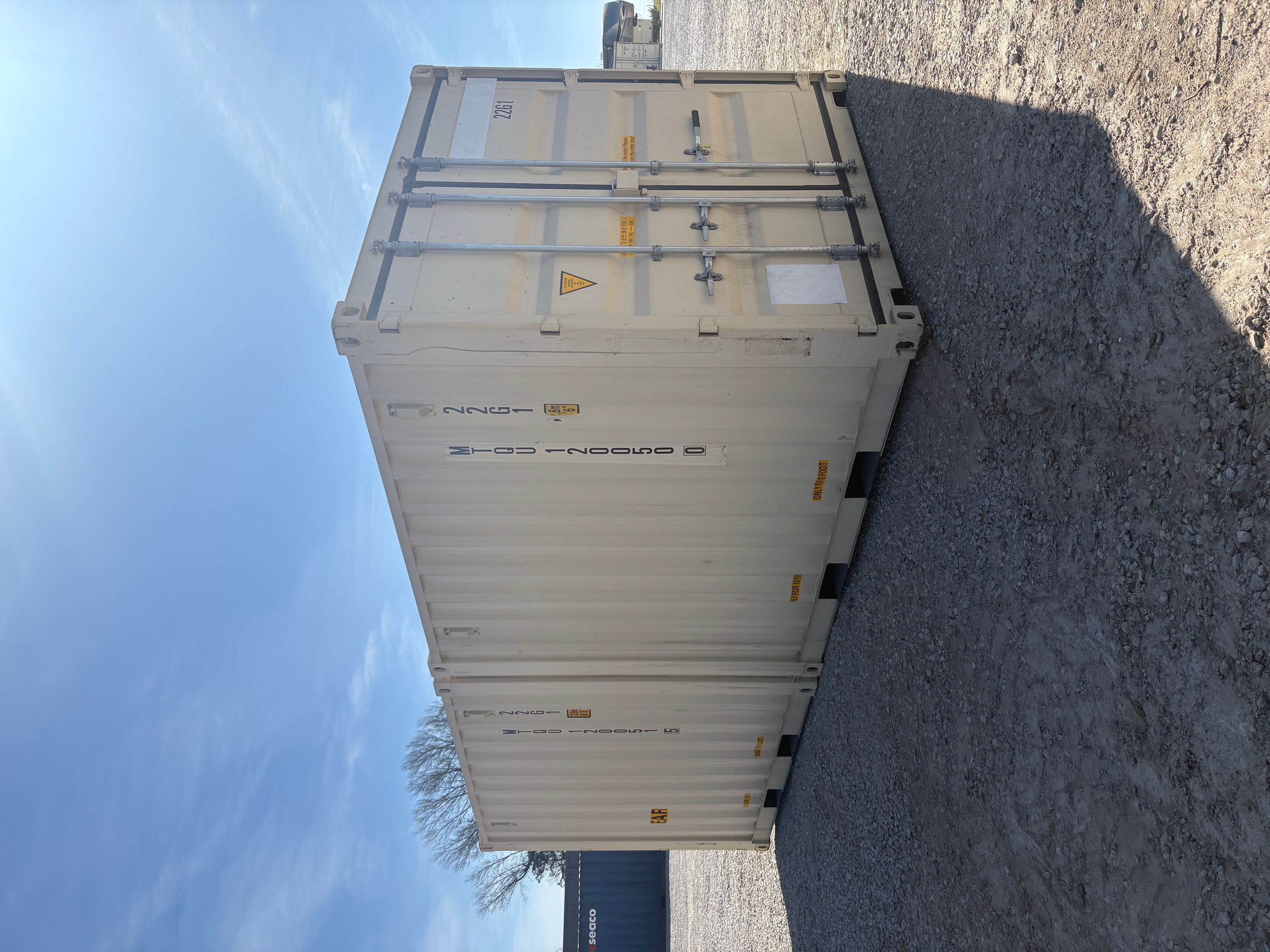 Front corner view of the product