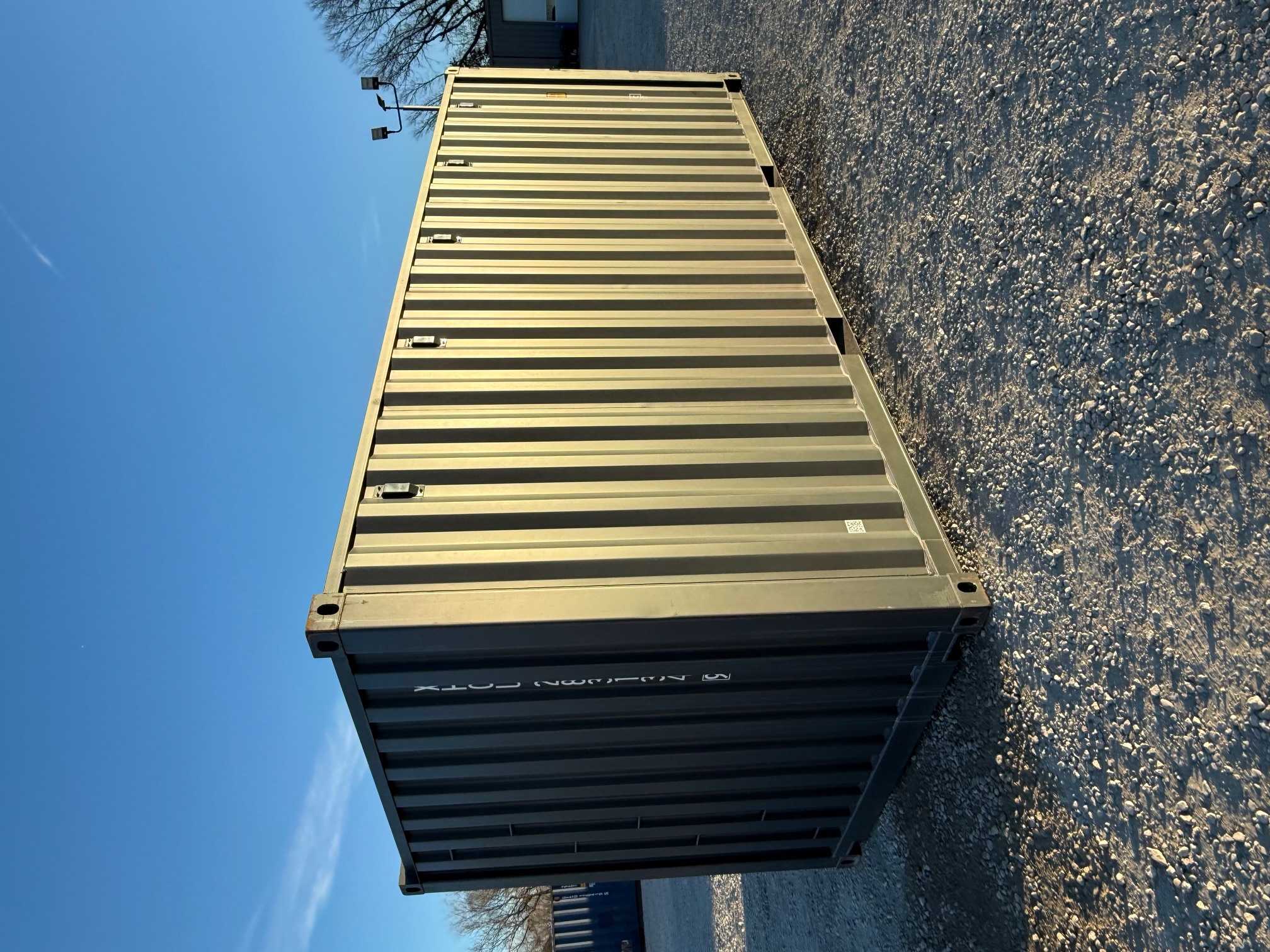 Rear corner view of the product