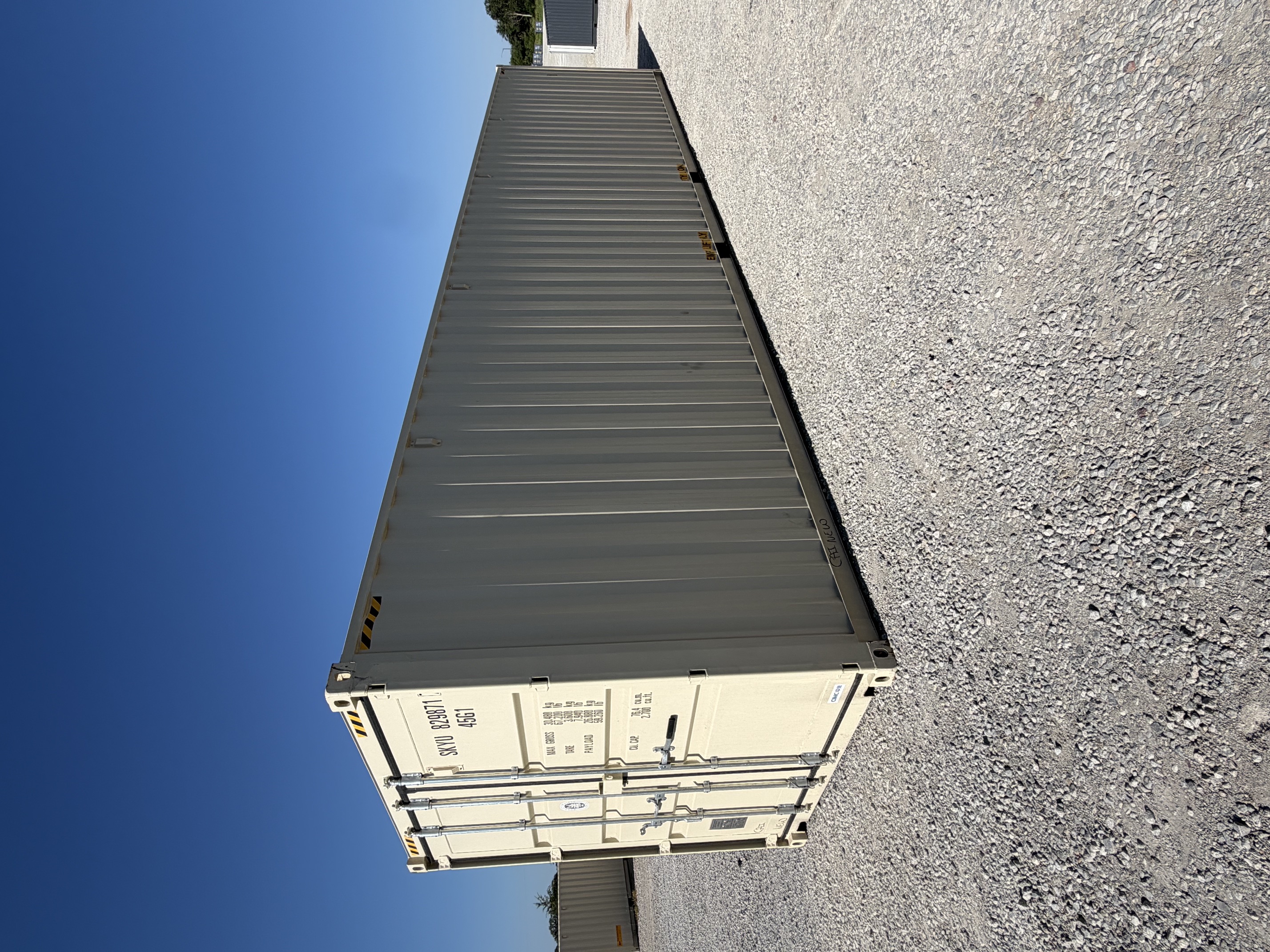 Front corner view of the product