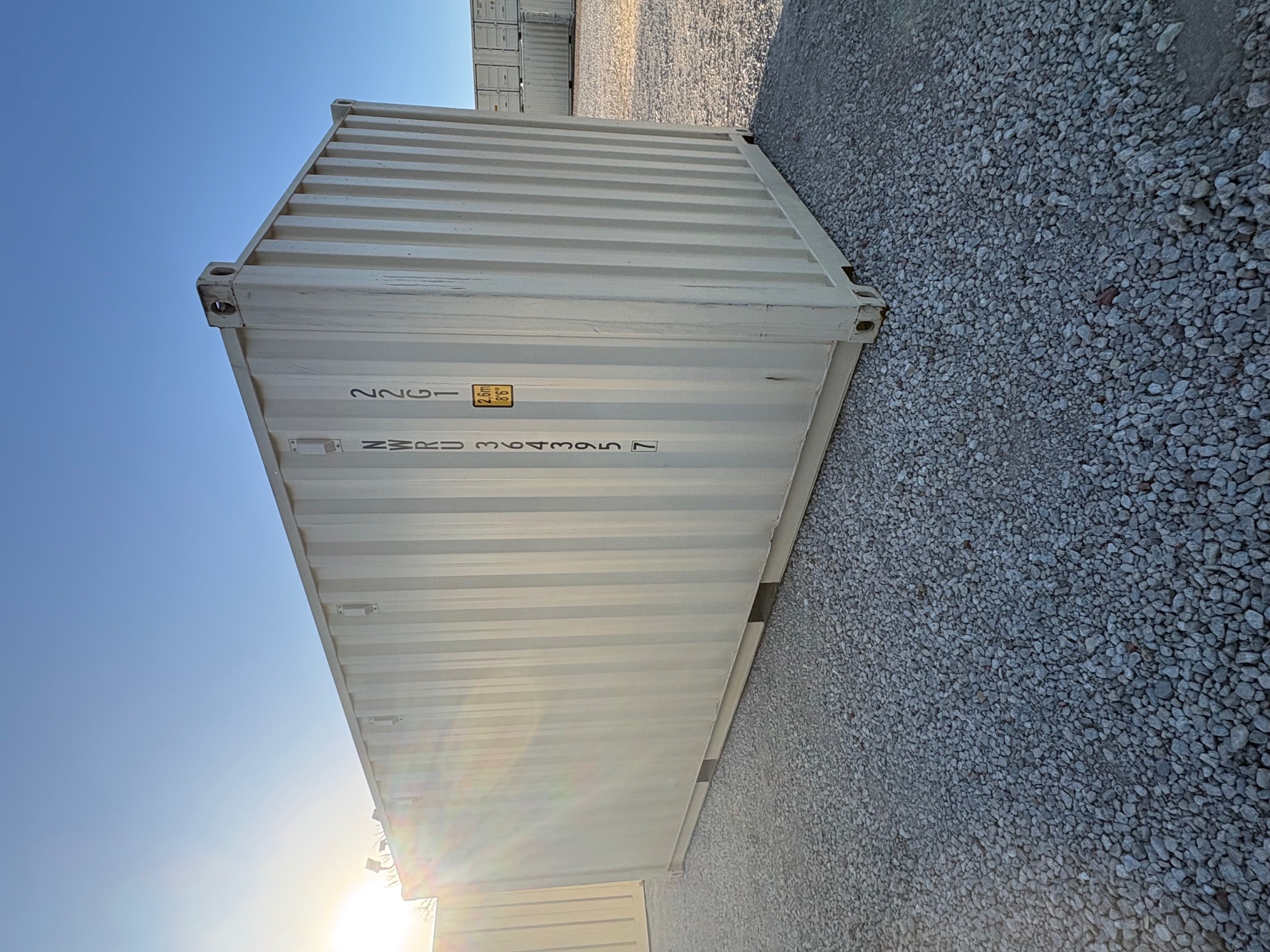 Rear corner view of the product