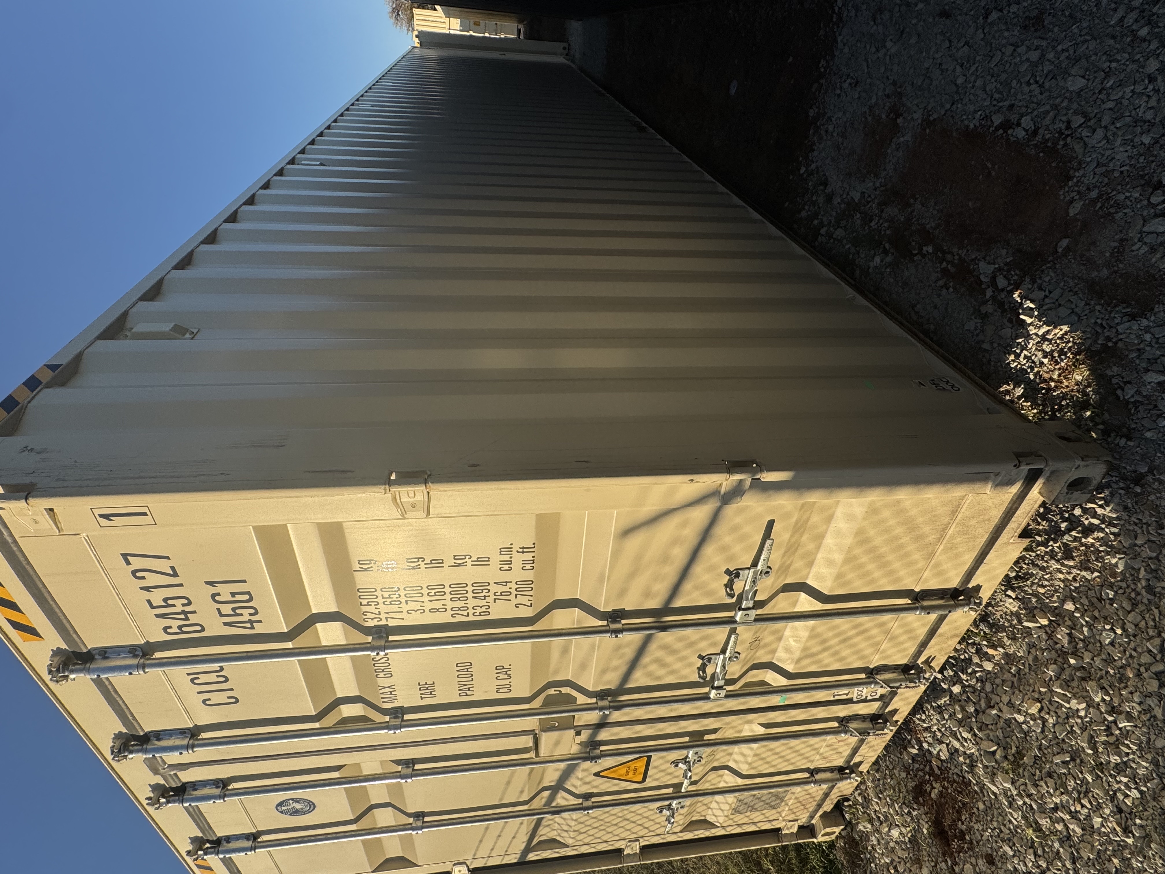 Rear corner view of the product