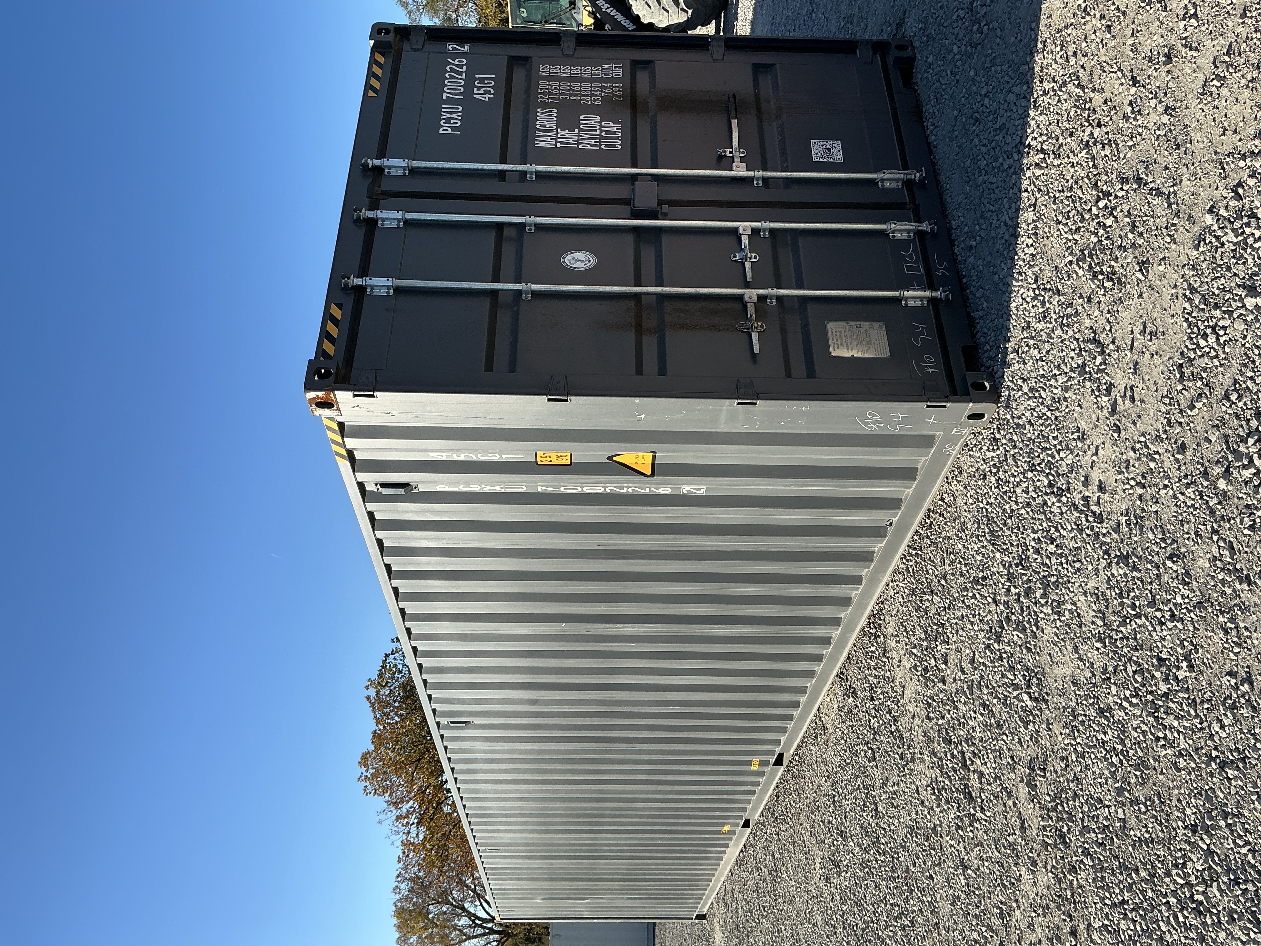 Front corner view of the product