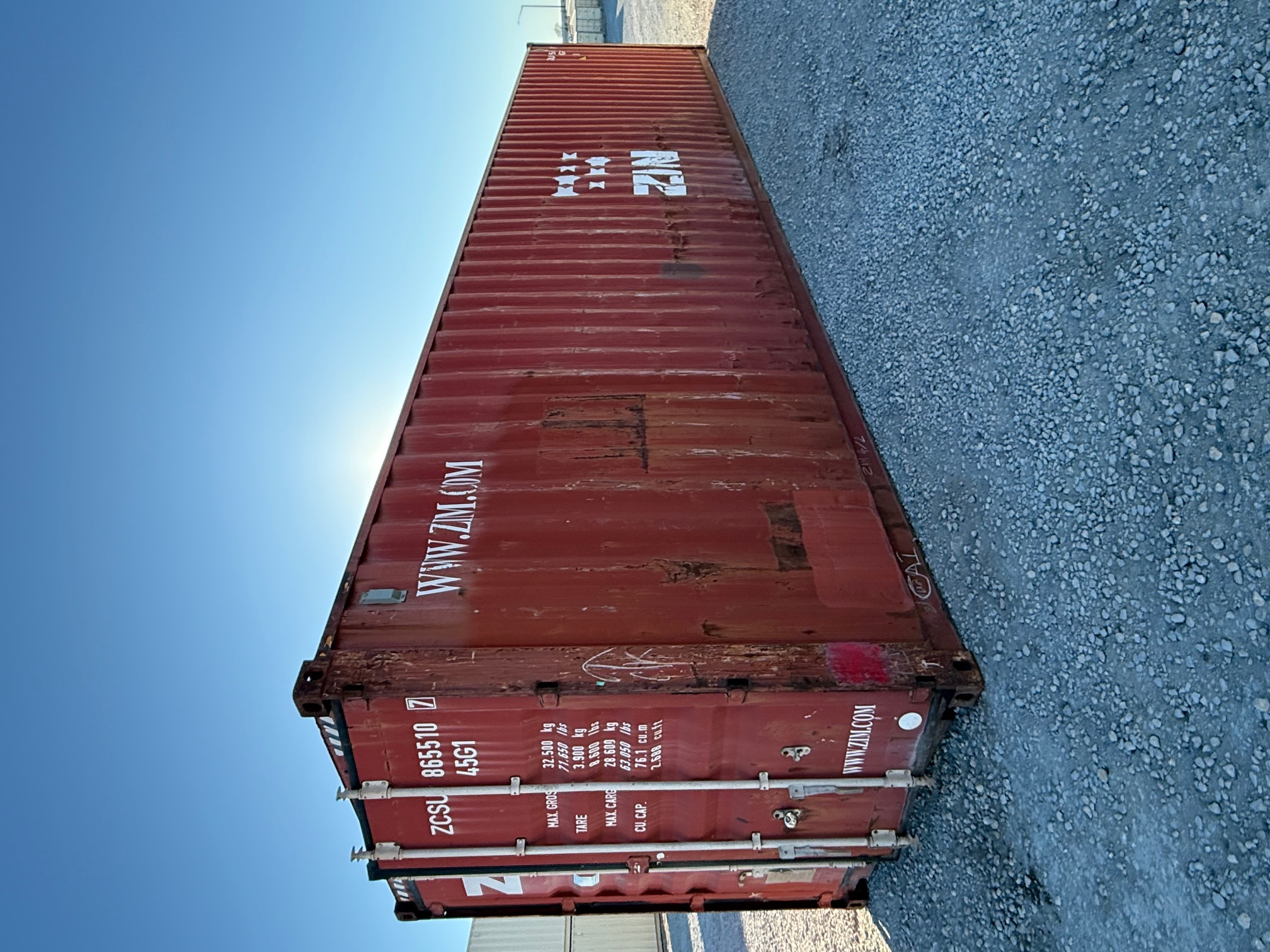 Front corner view of the product