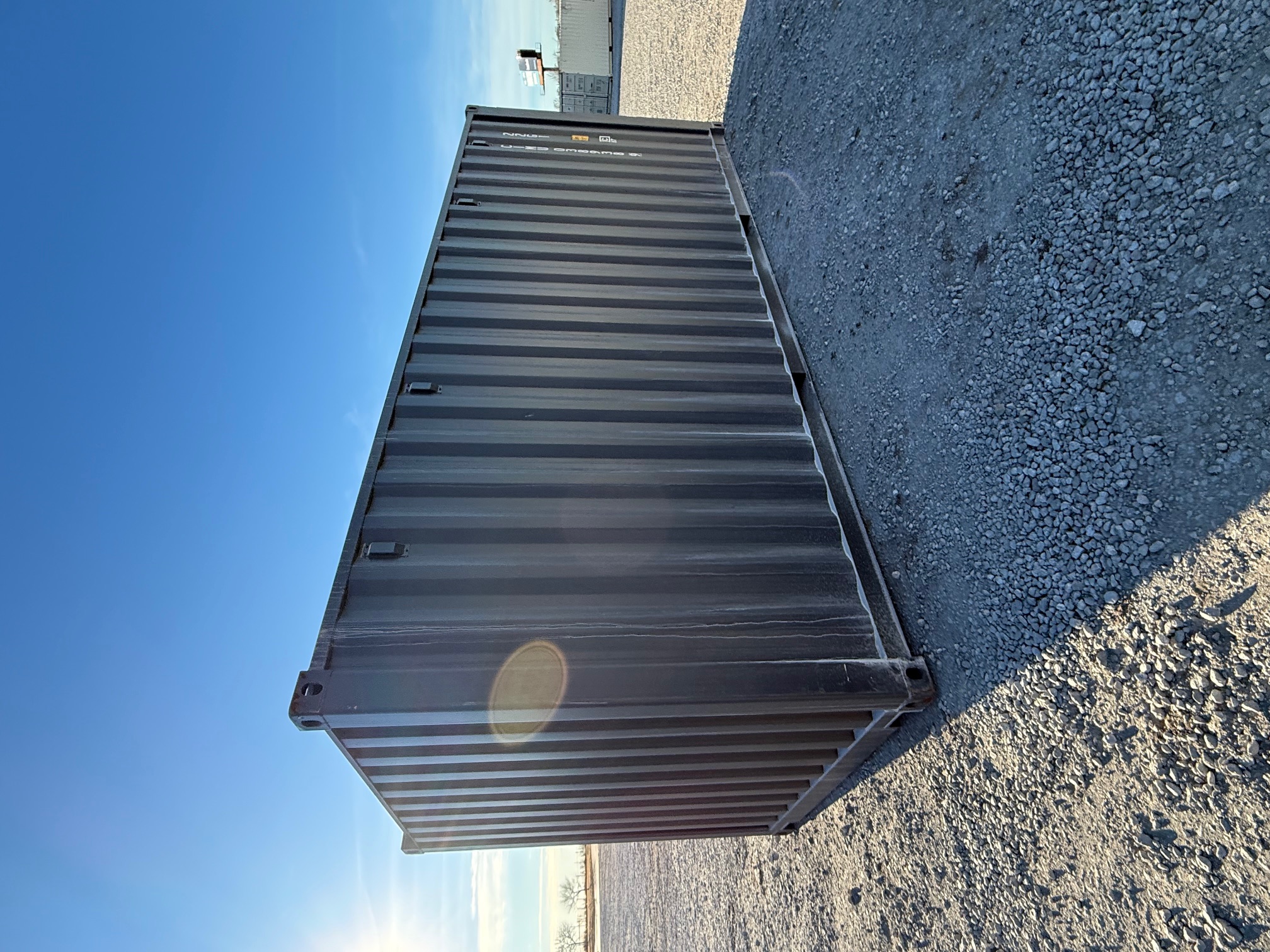 Rear corner view of the product