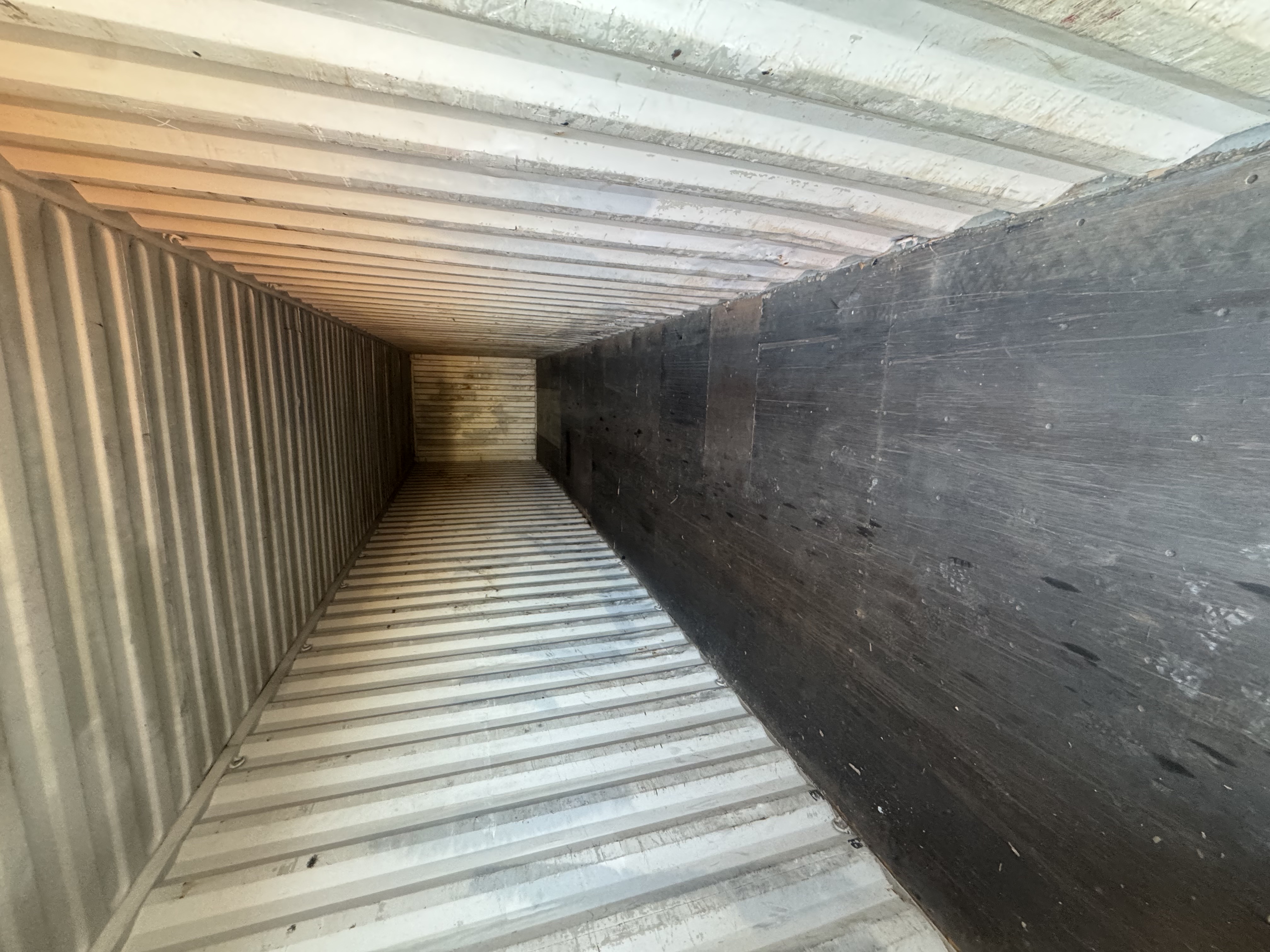 Rear corner view of the product