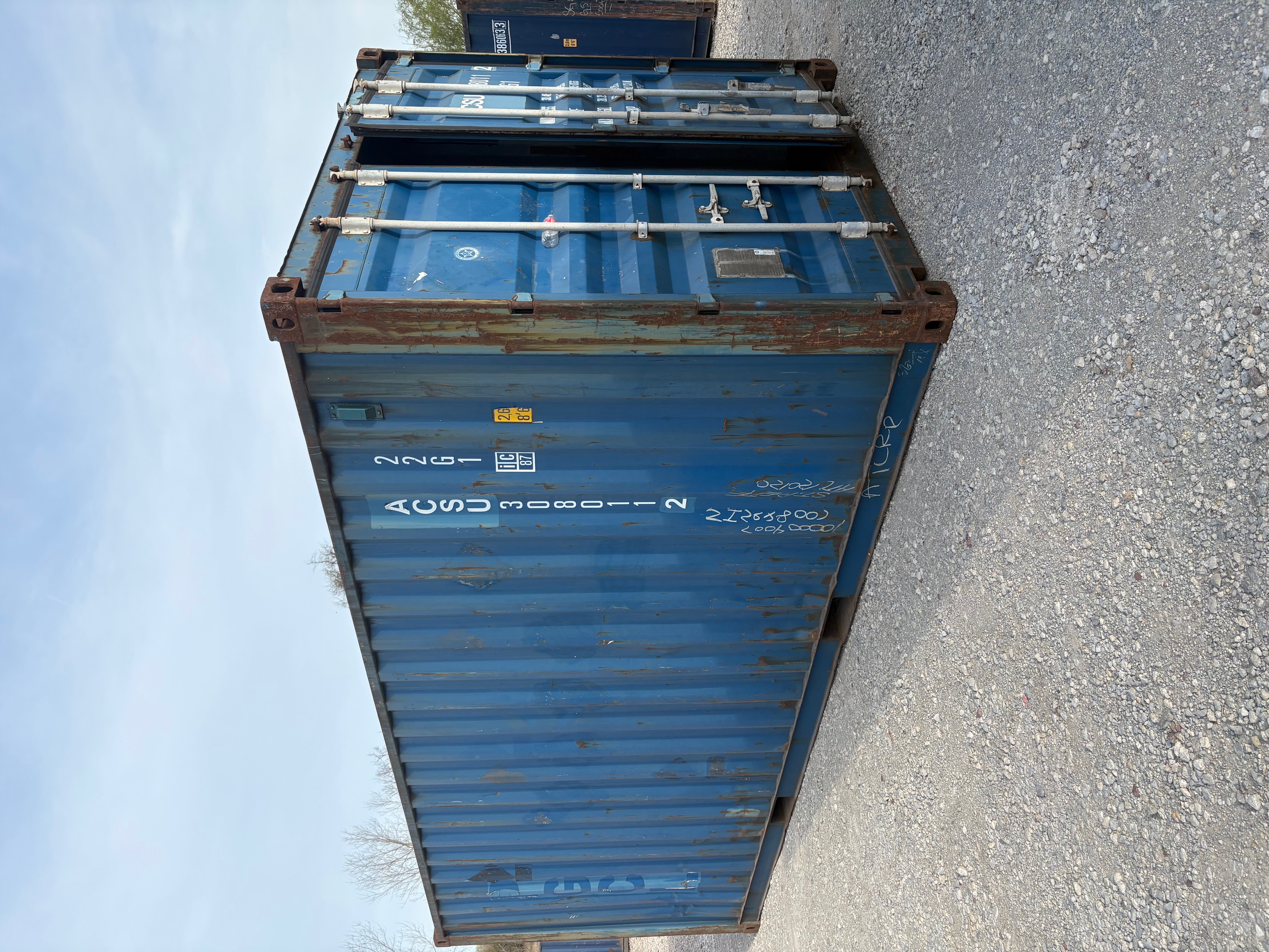 Front corner view of the product