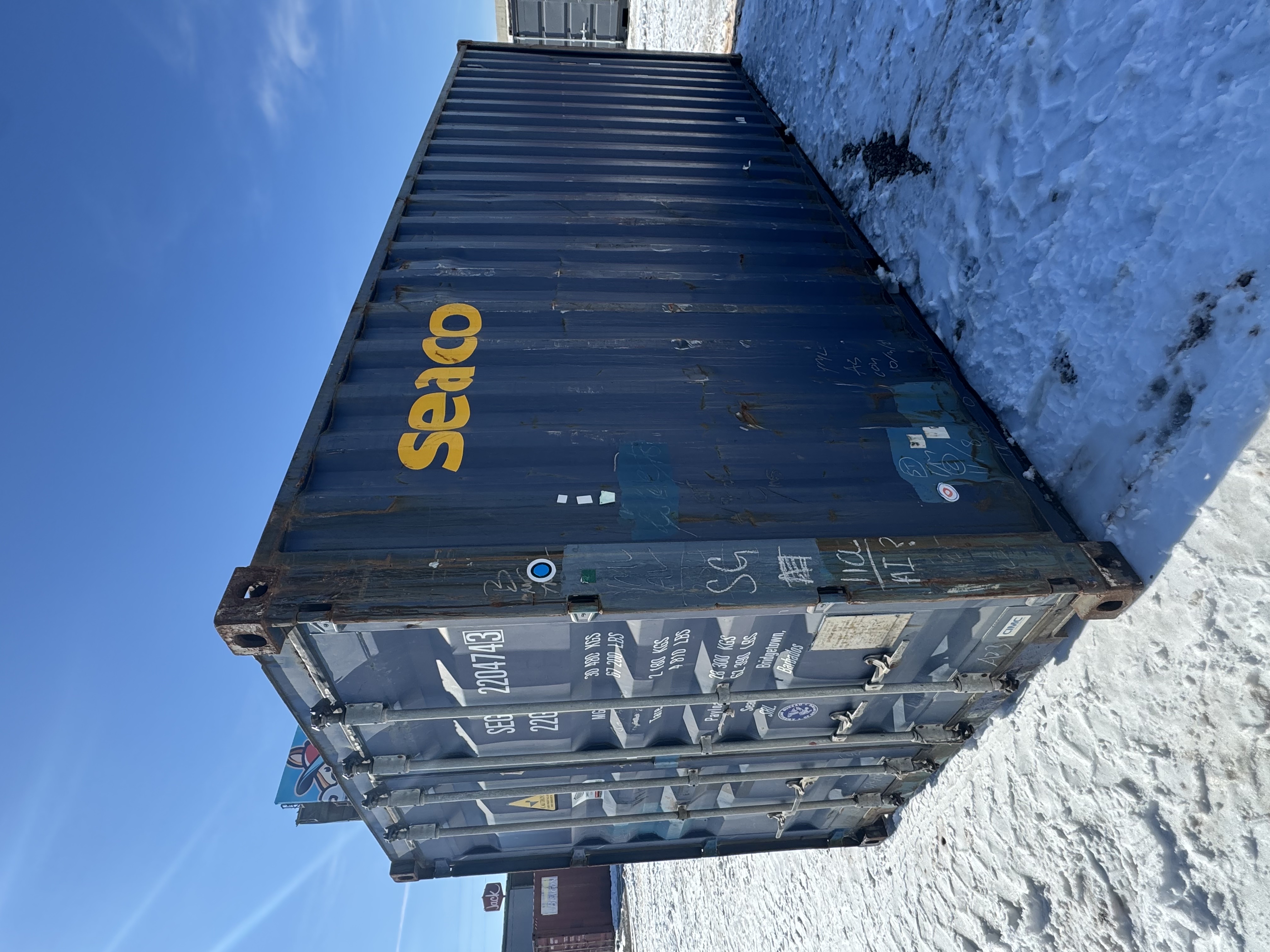 Front corner view of the product