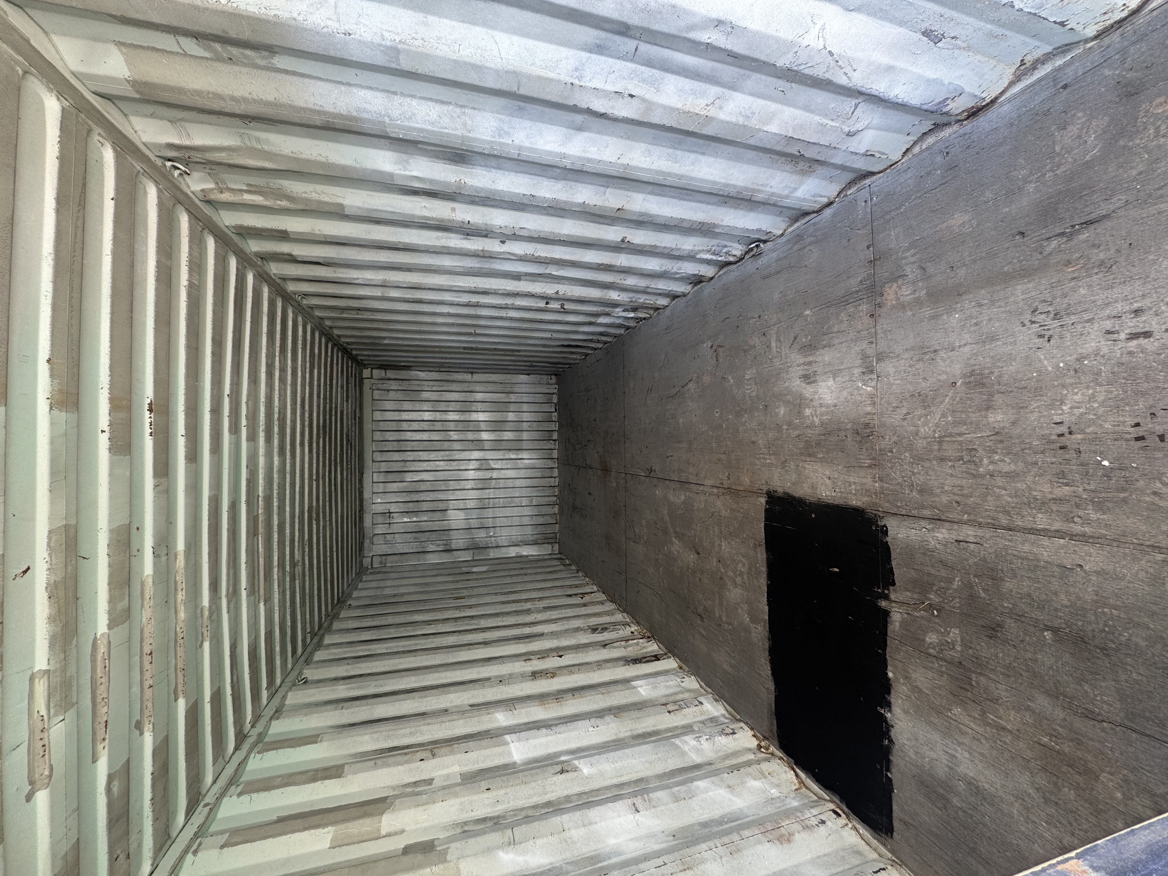 Rear corner view of the product