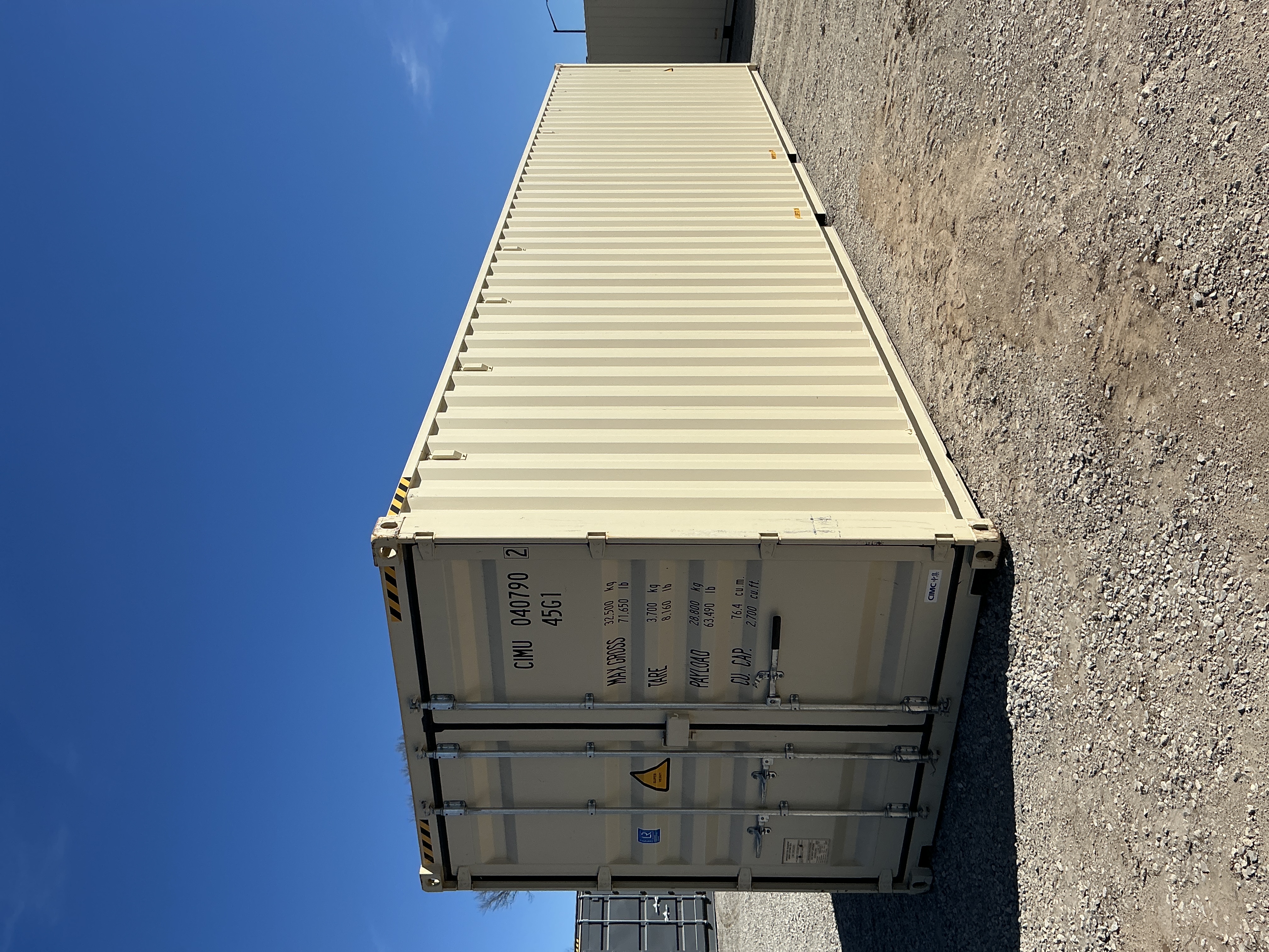 Front corner view of the product