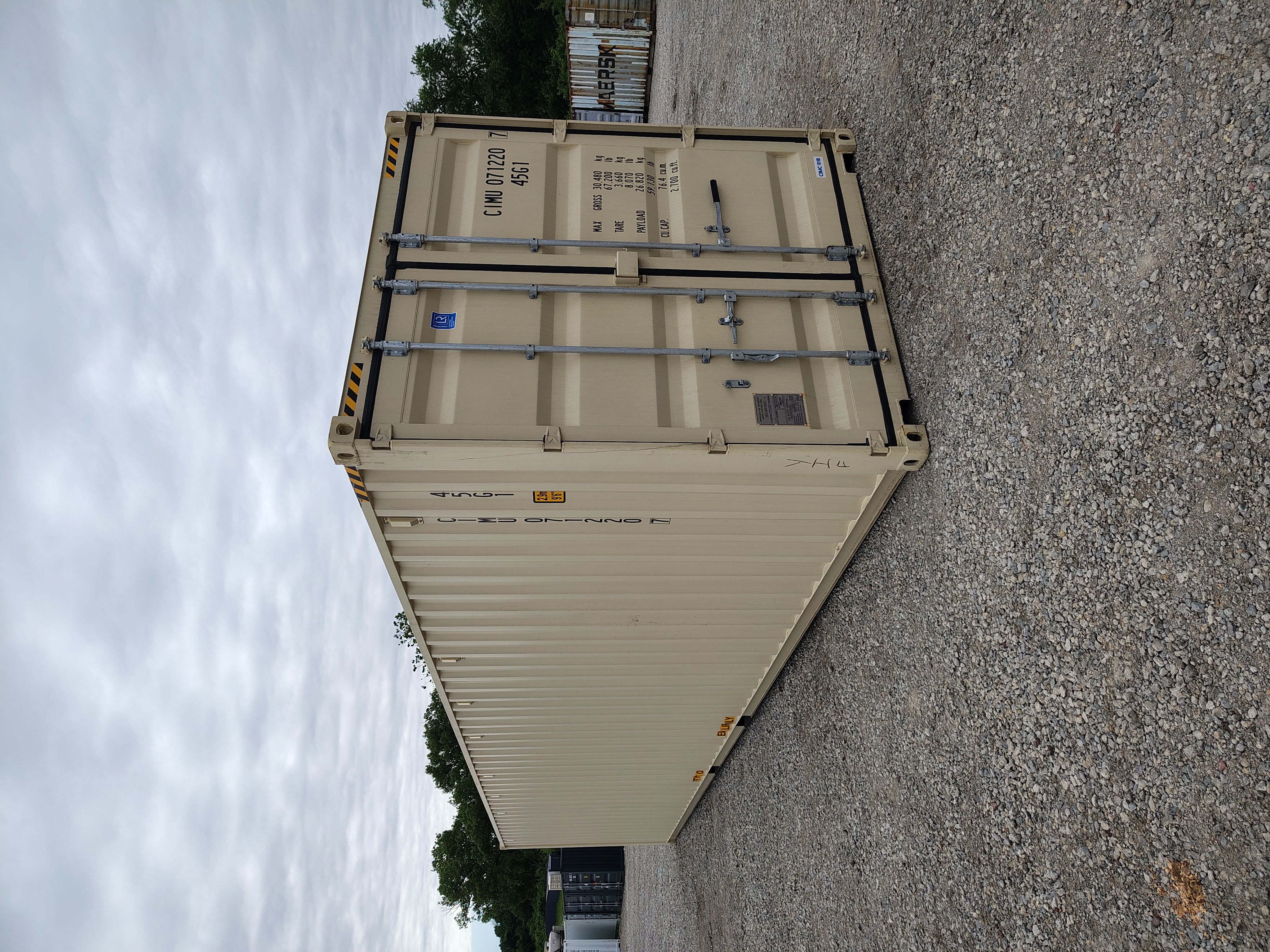 Front corner view of the product