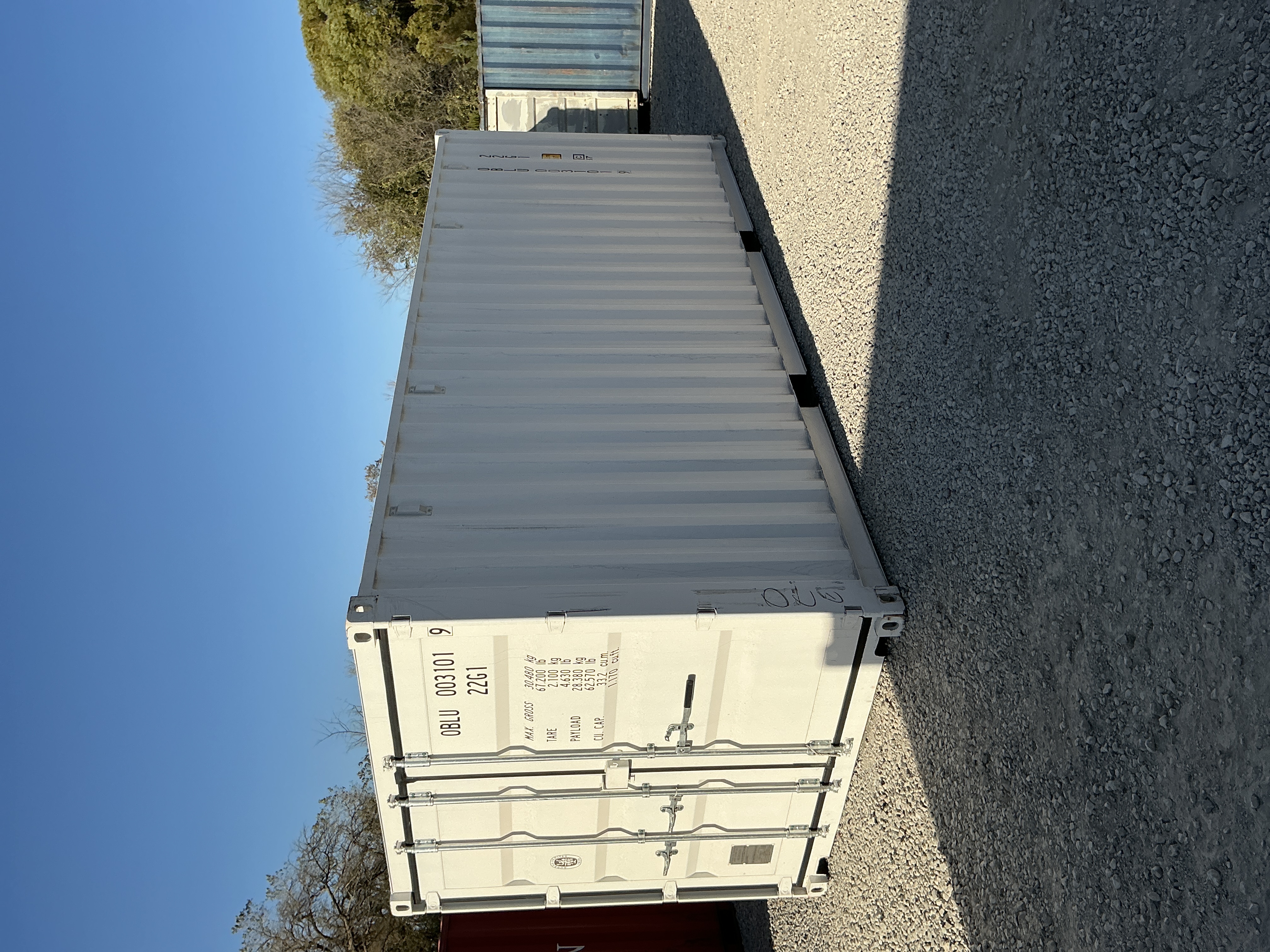 Front corner view of the product