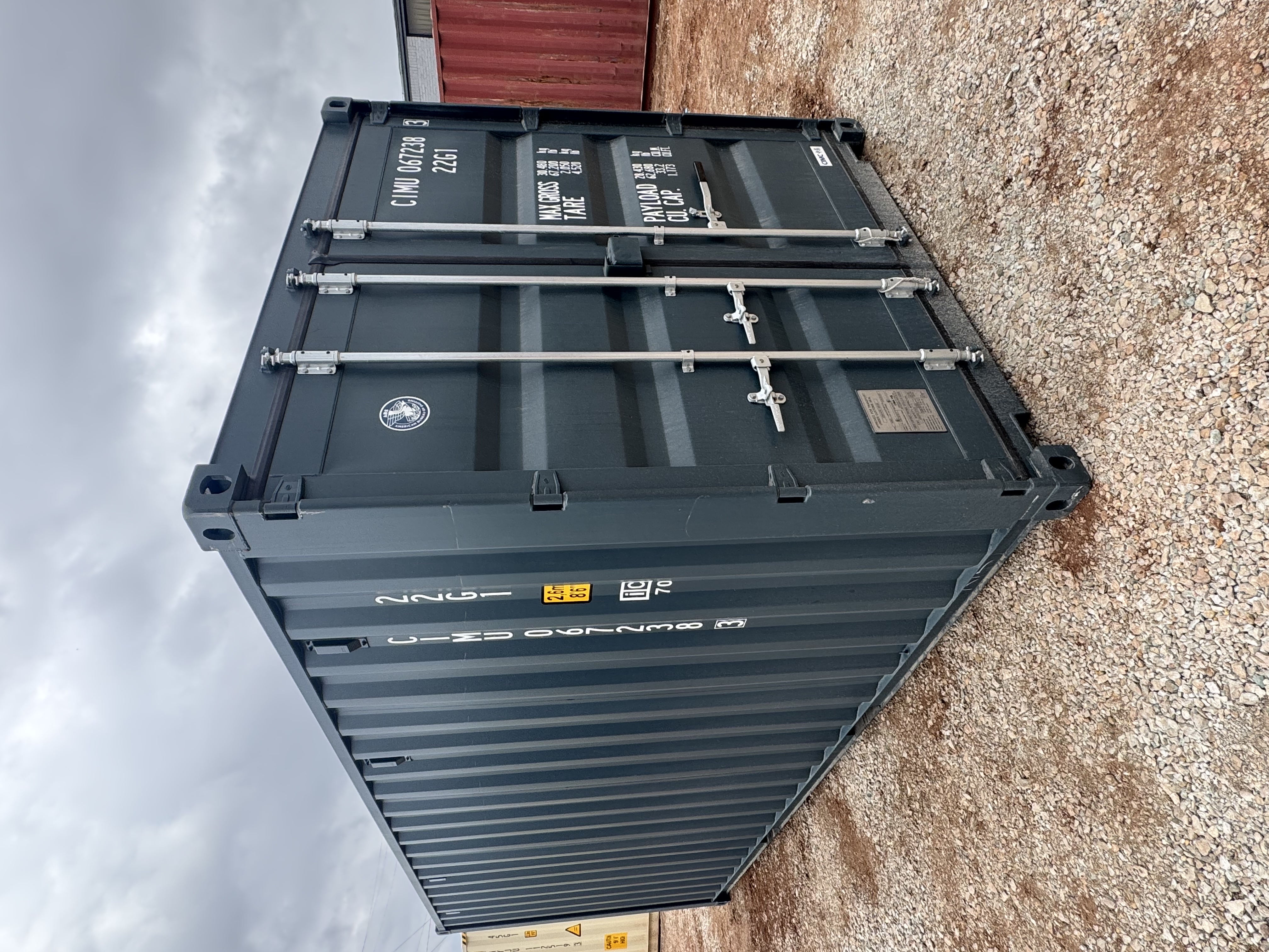 Rear corner view of the product