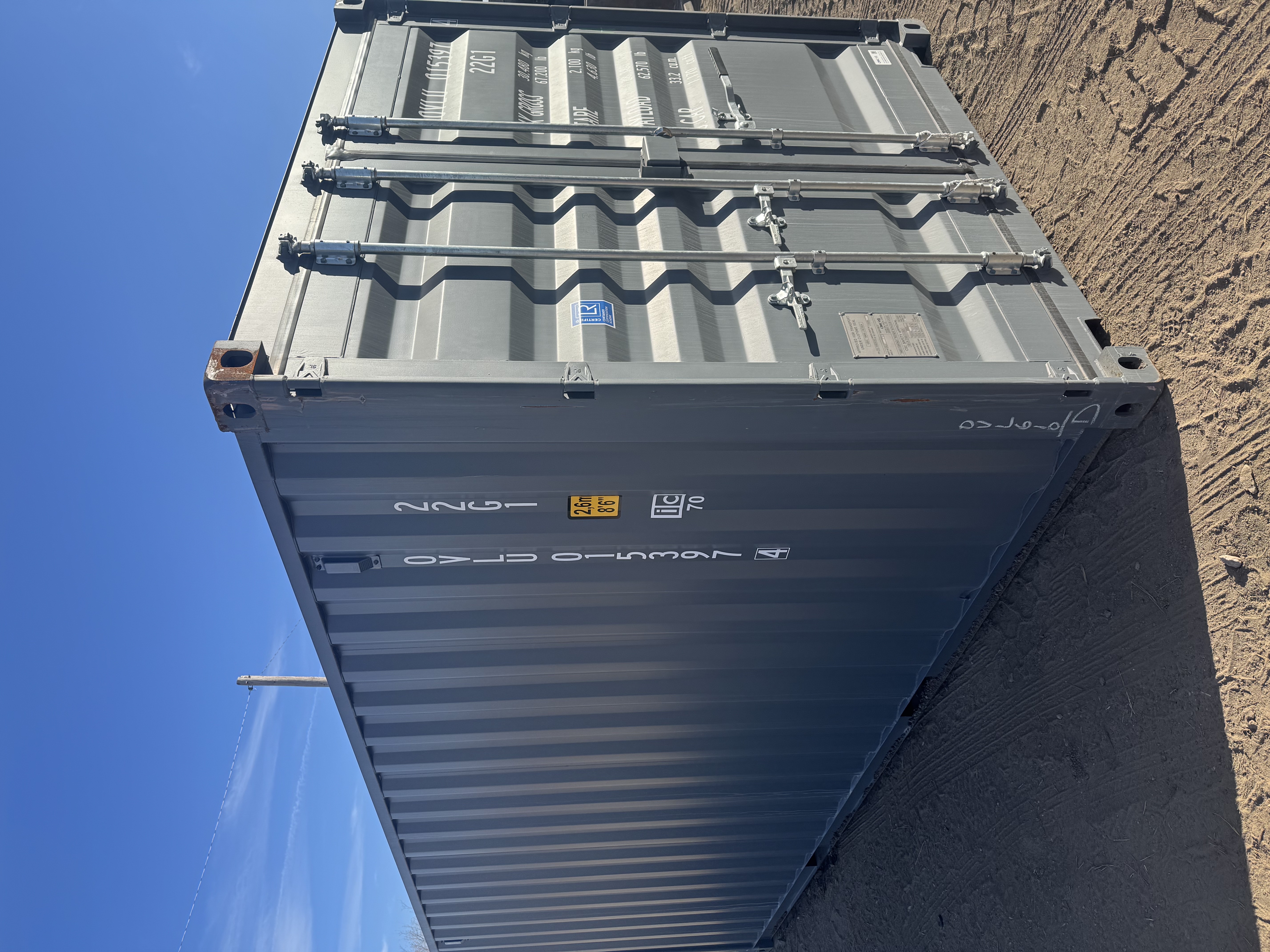 Front corner view of the product