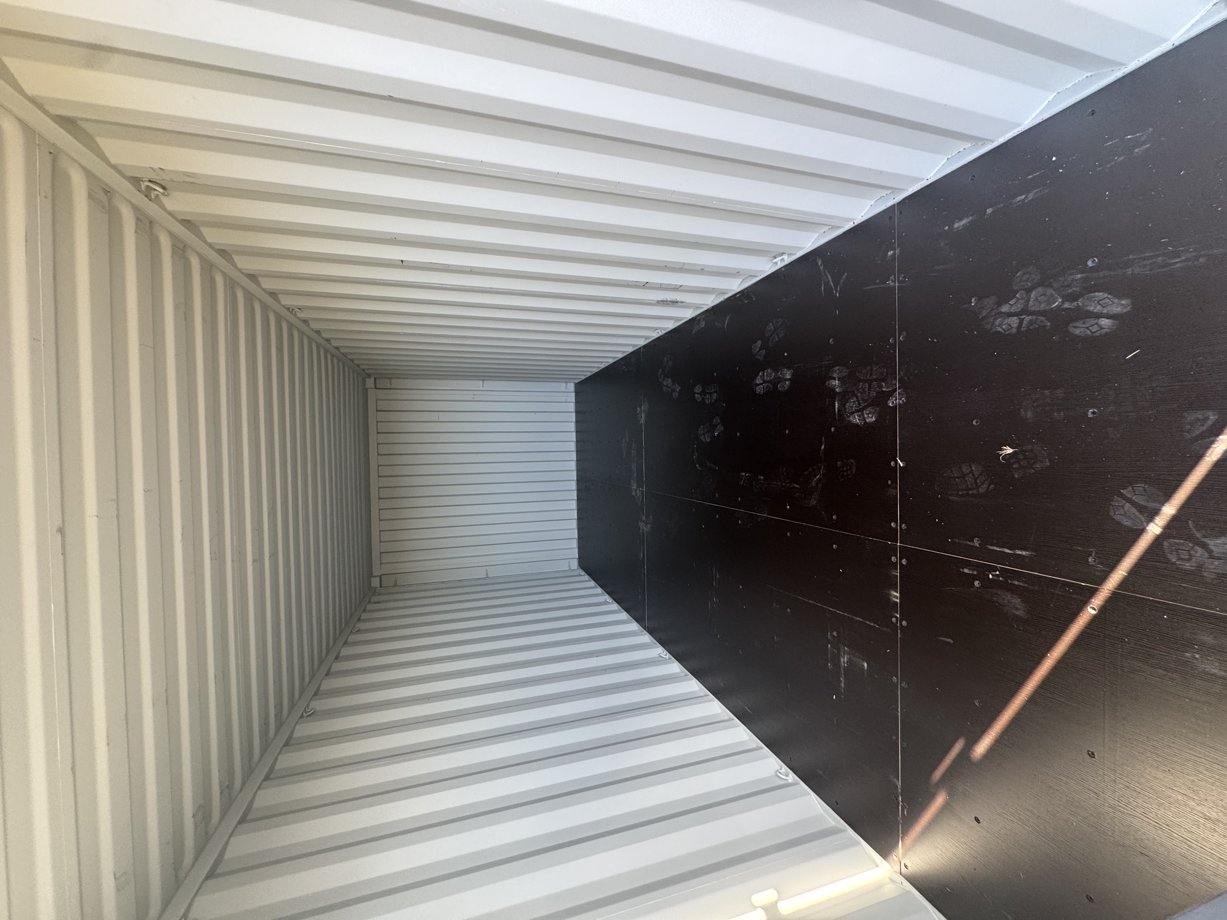 Rear corner view of the product