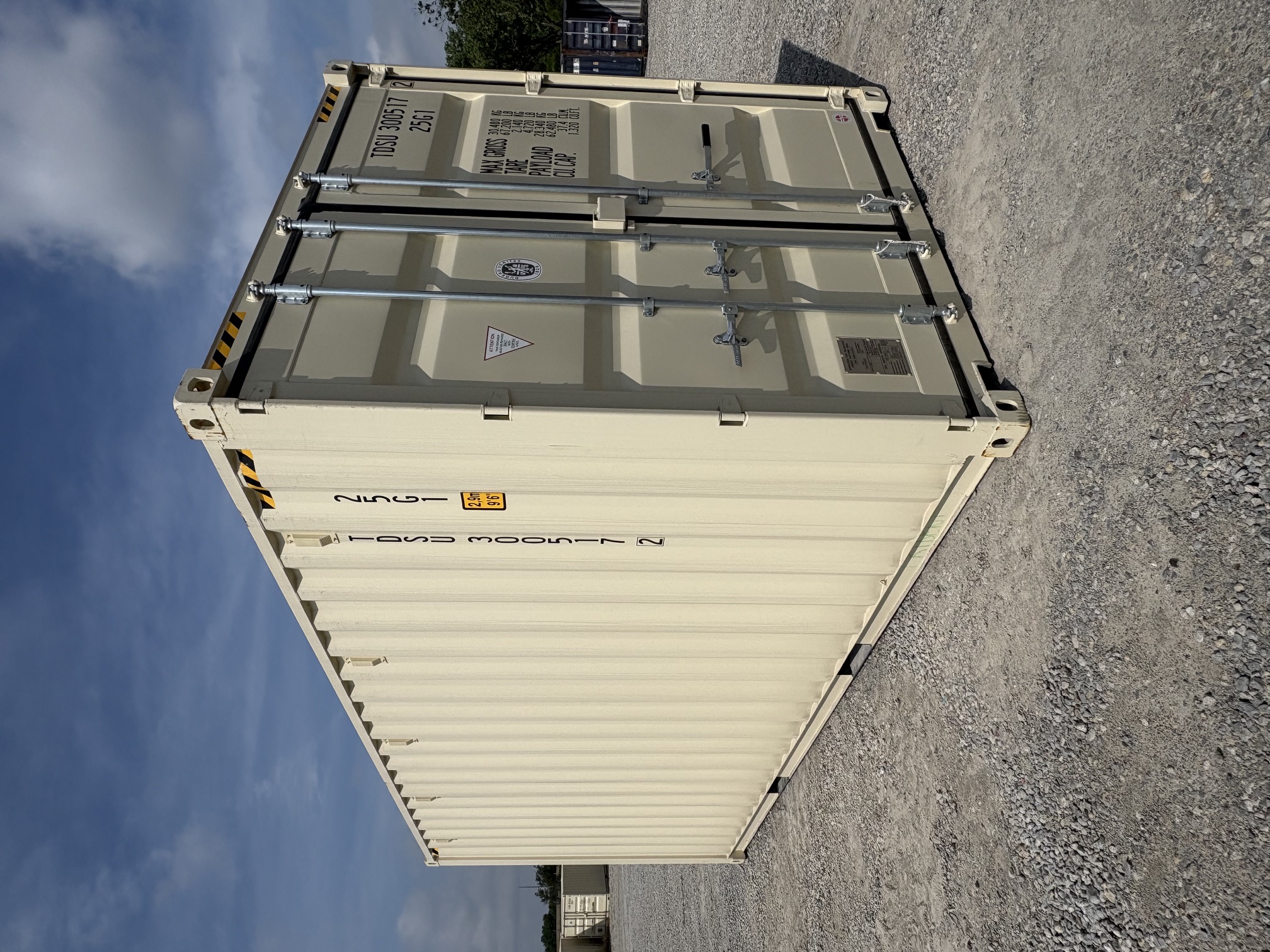 Front corner view of the product
