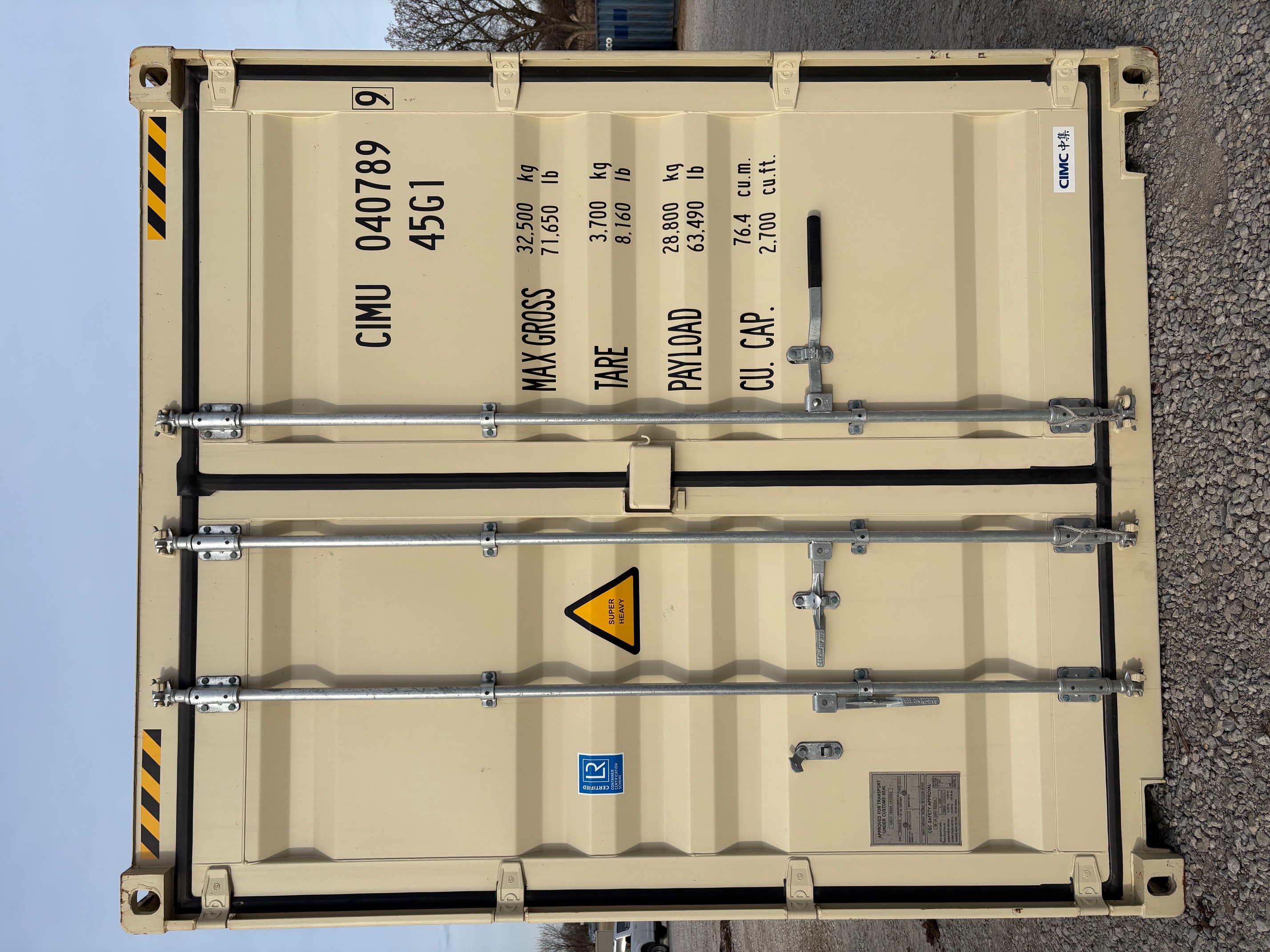 Front view of the product