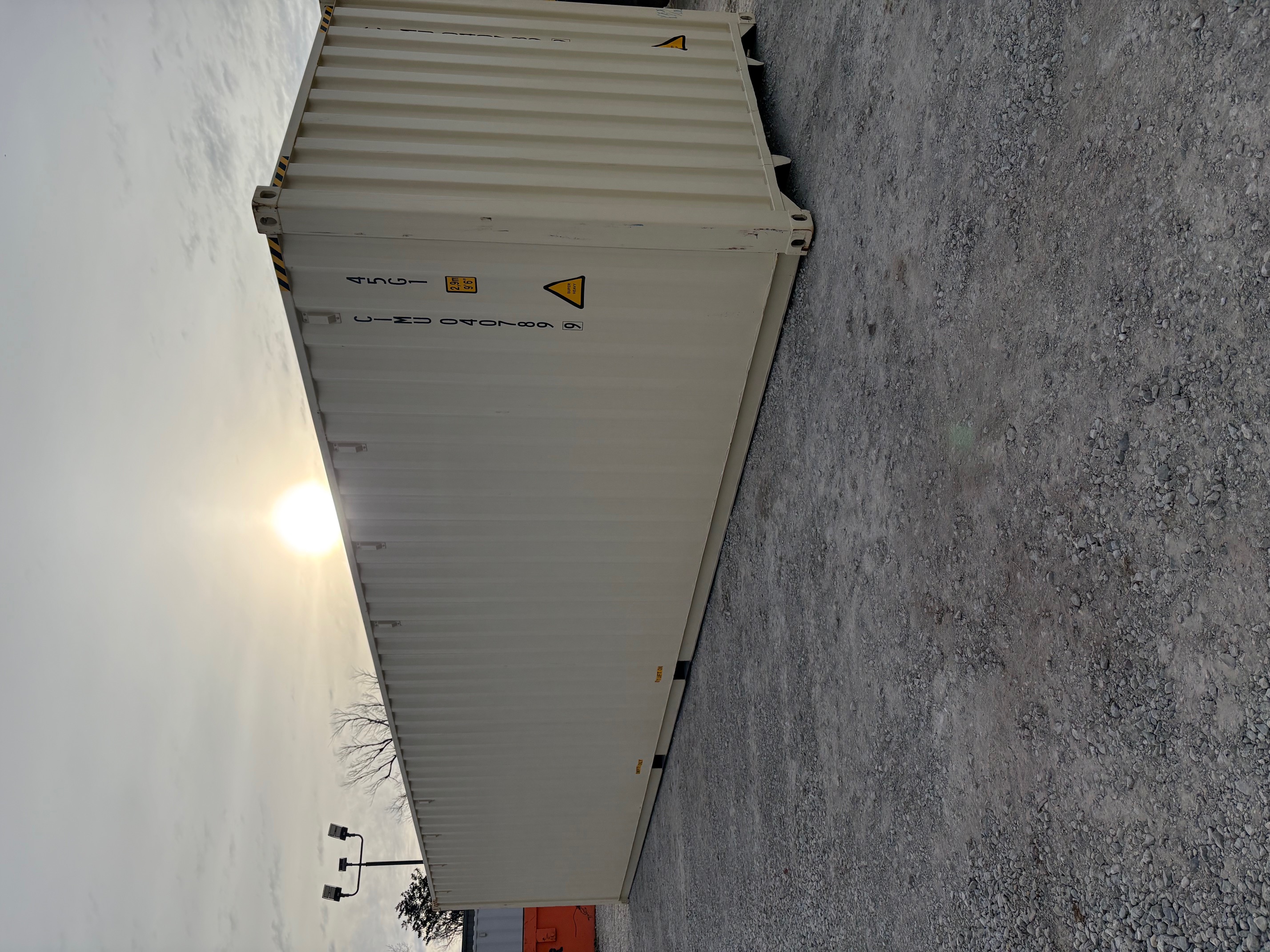 Rear corner view of the product