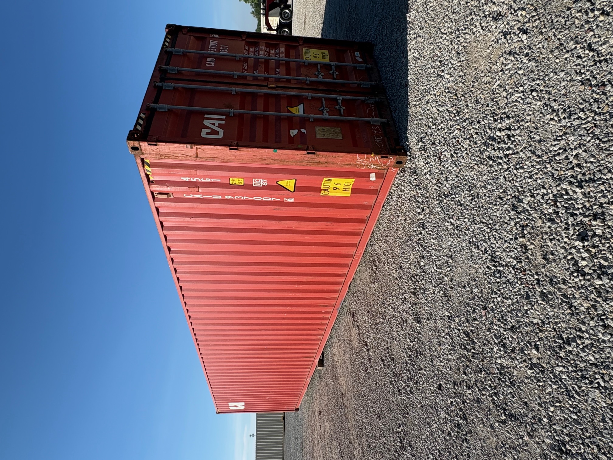 Front corner view of the product