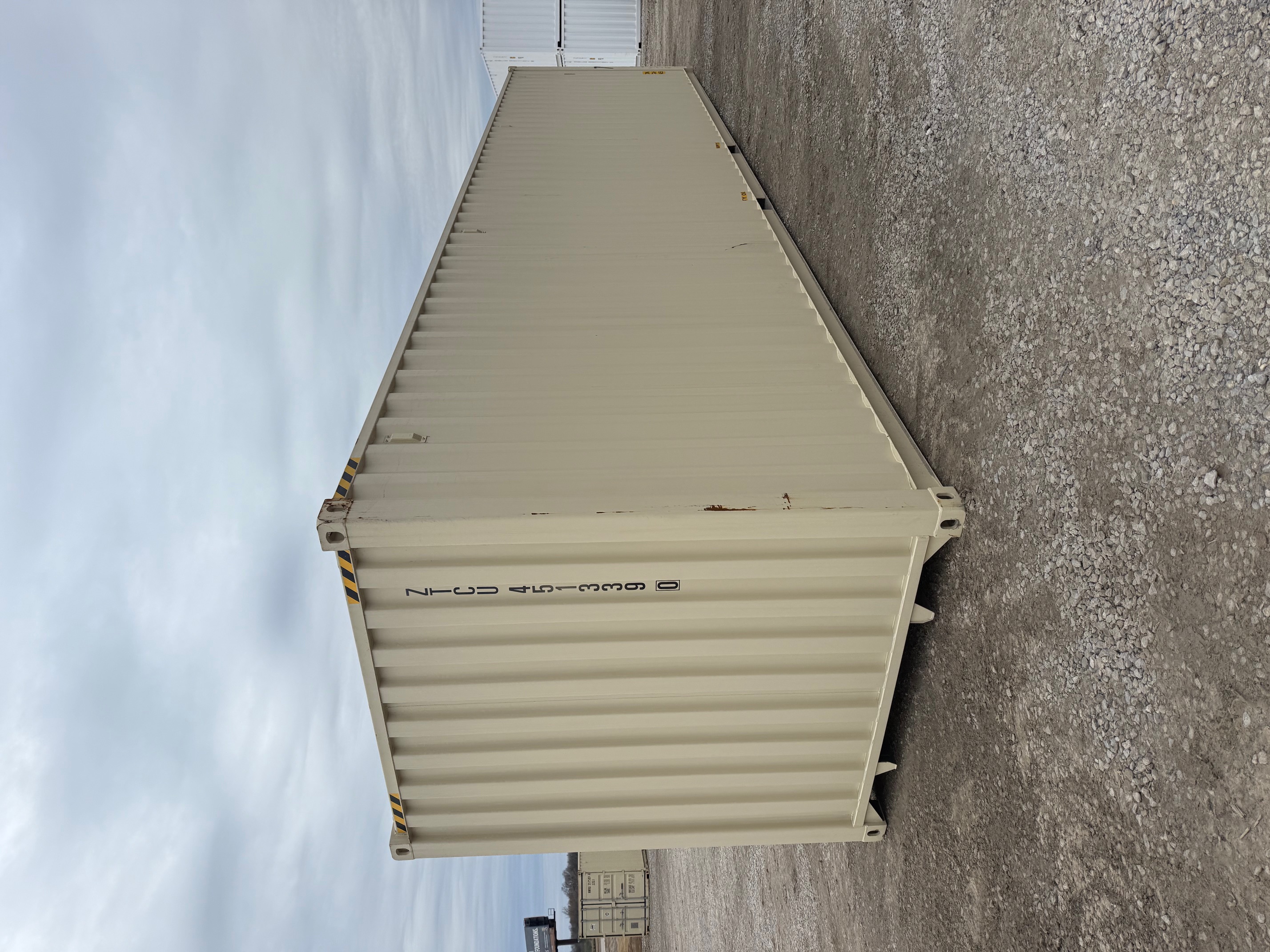 Rear corner view of the product