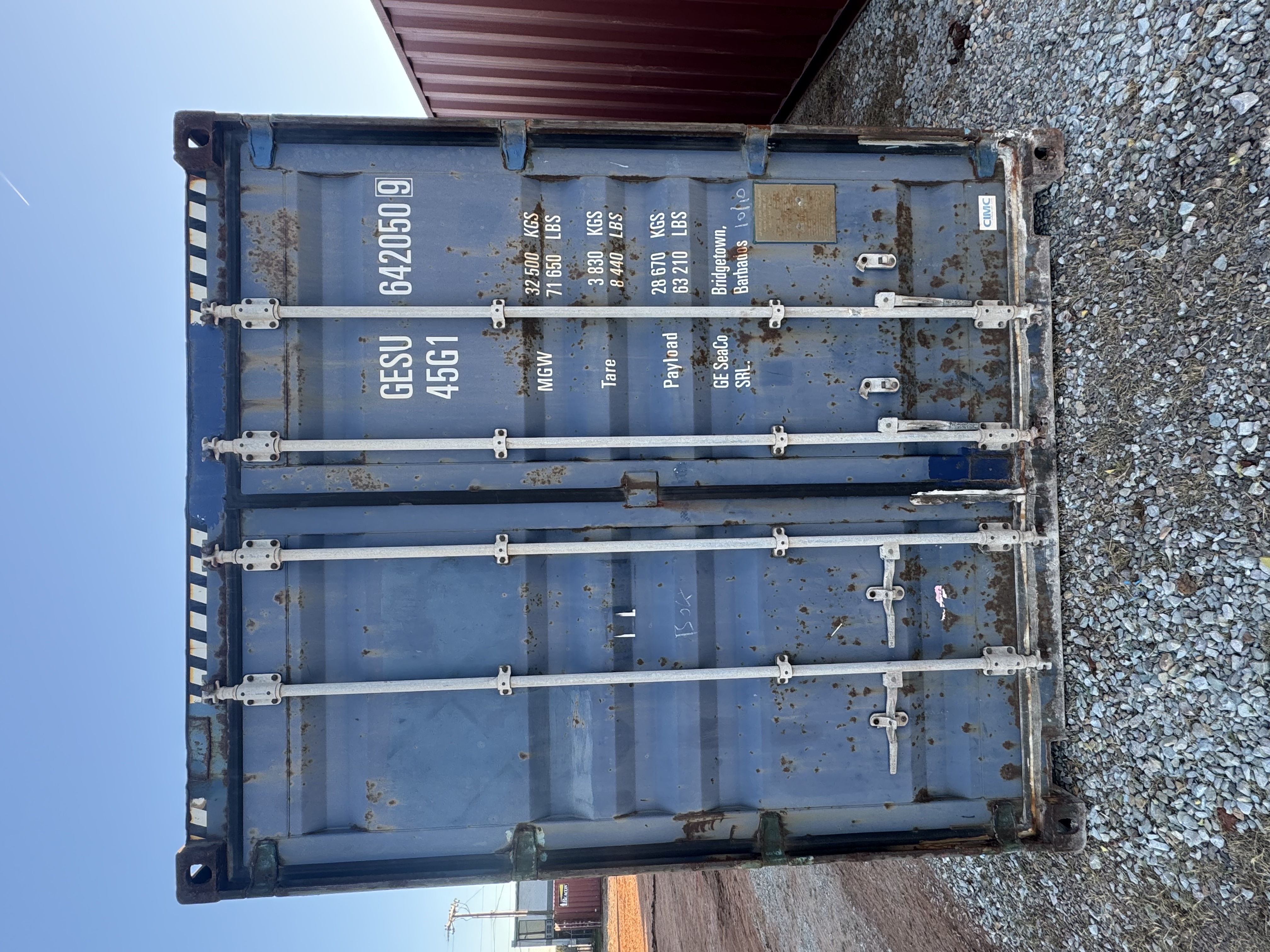 Front corner view of the product