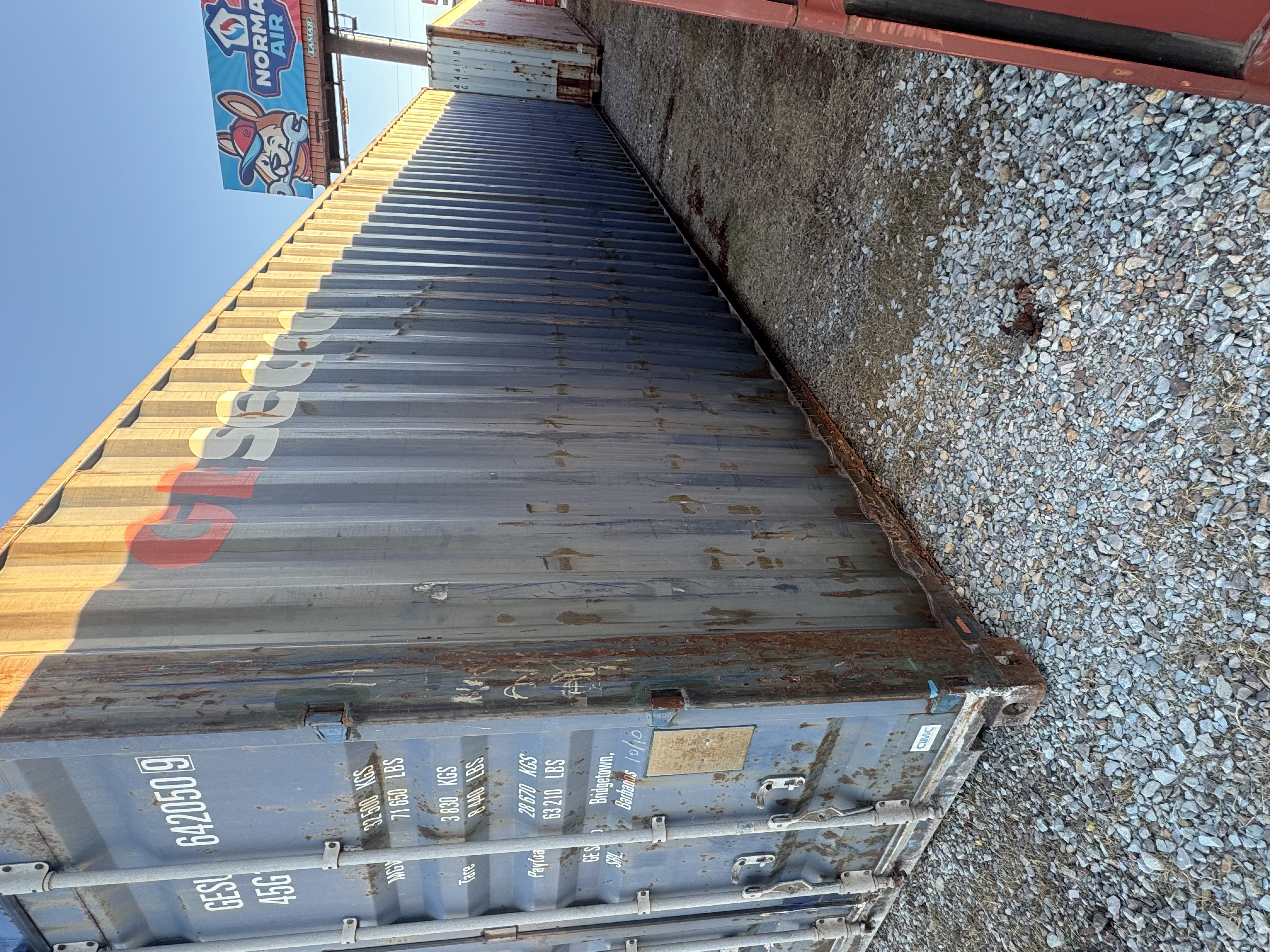 Rear corner view of the product