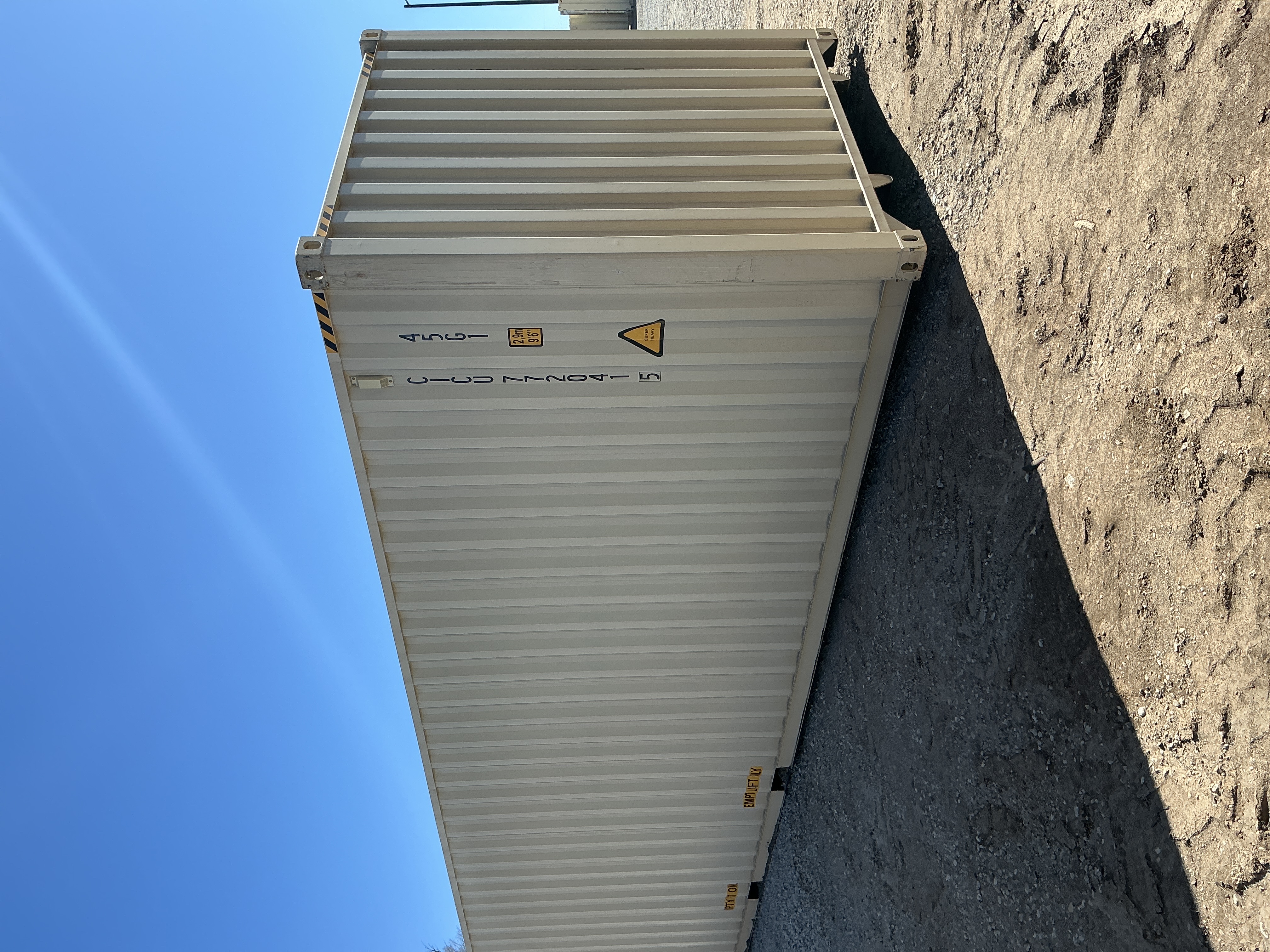 Rear corner view of the product