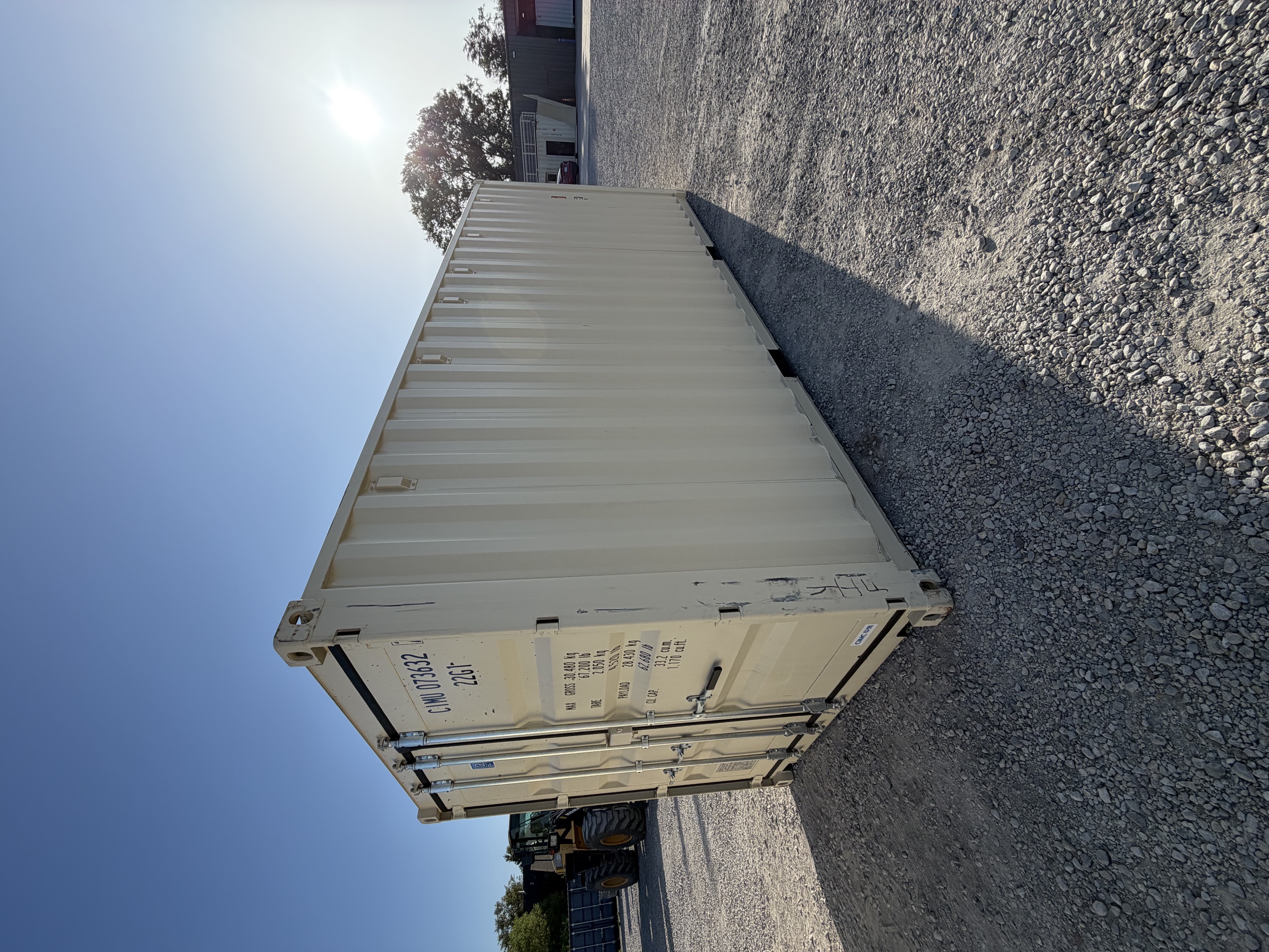Front corner view of the product