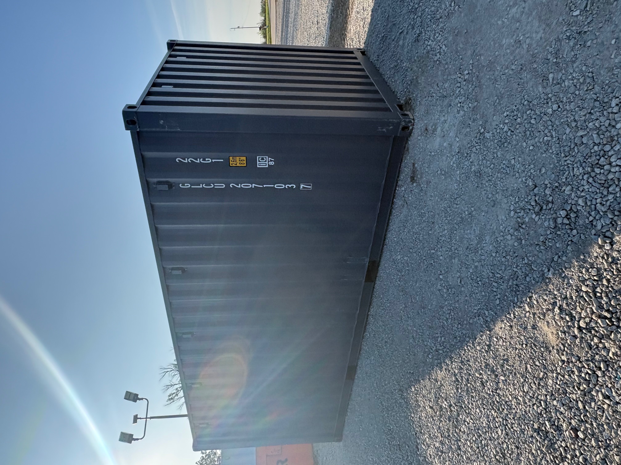 Rear corner view of the product