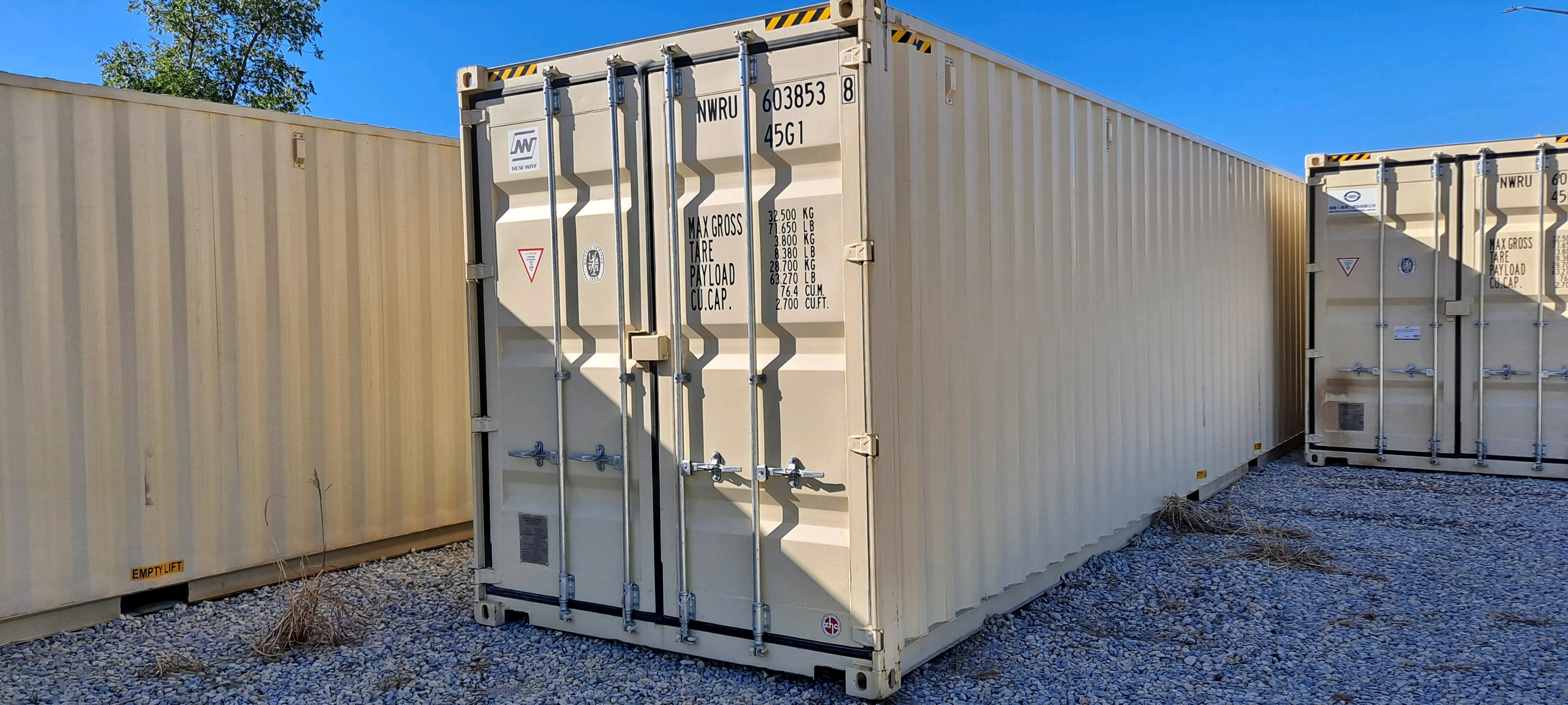 Front corner view of the product