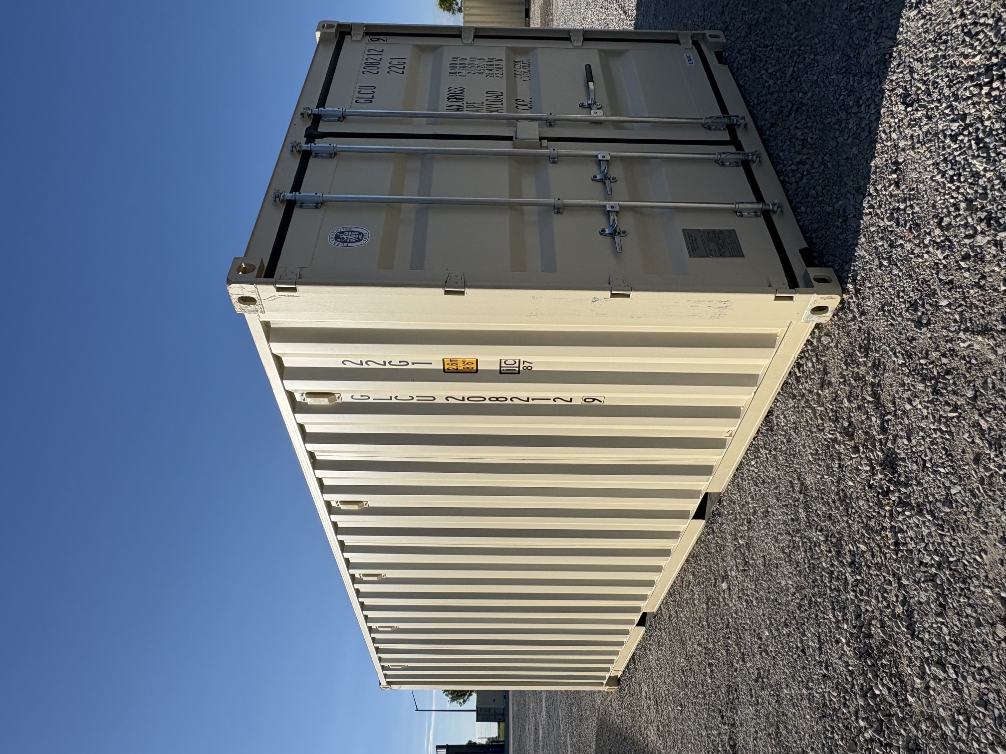 Front corner view of the product