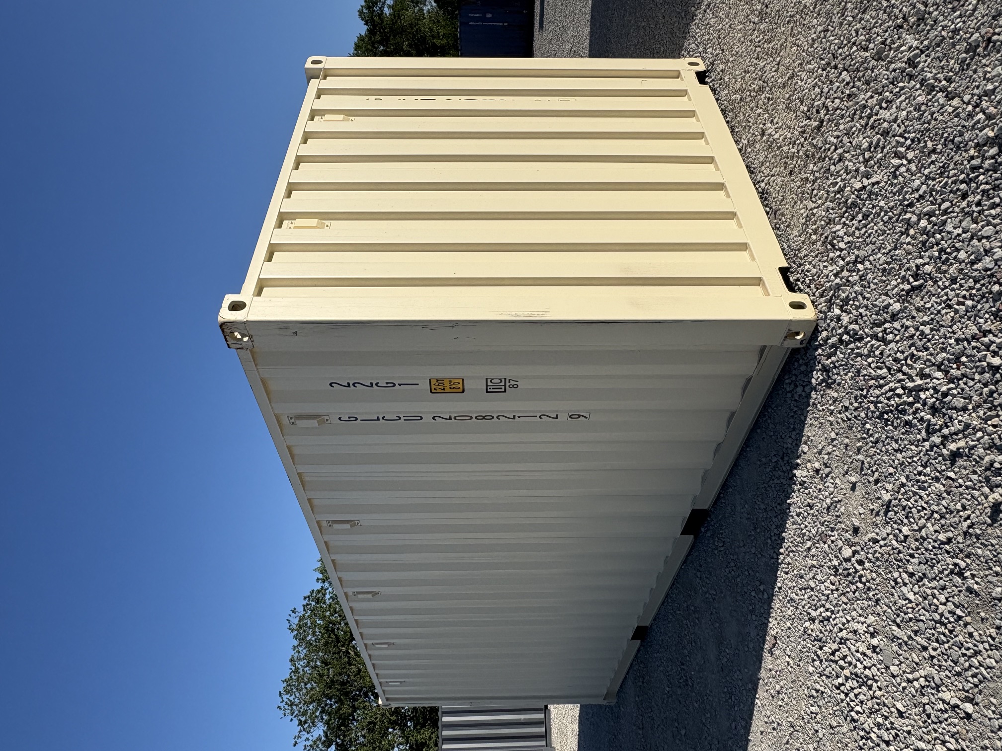 Rear corner view of the product