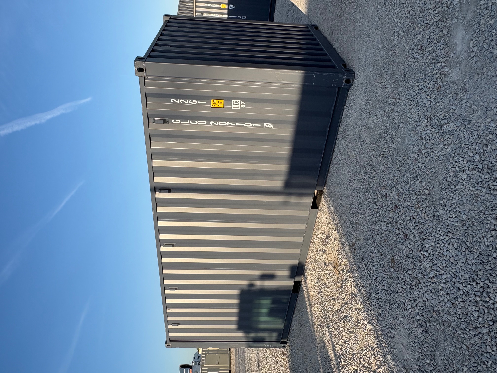 Rear corner view of the product